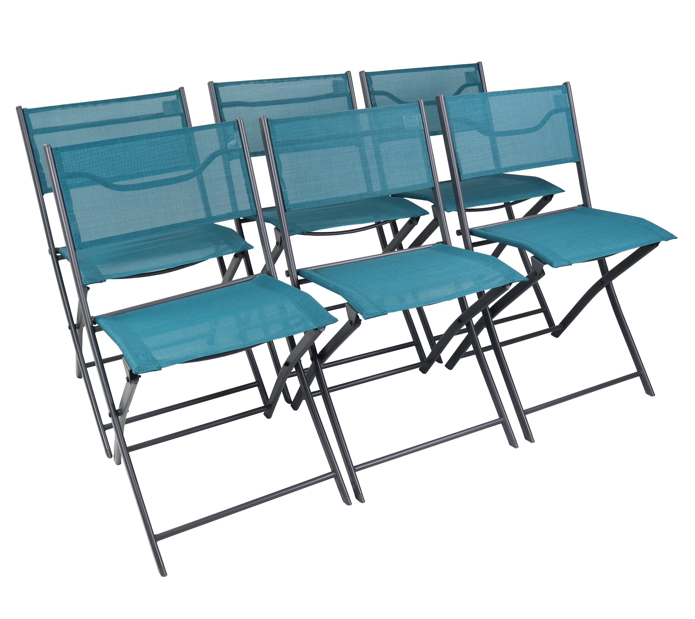VCM Garten-Essgruppe »VCM 7-tlg Gartenmöbel Set | Sitzgruppe Essgruppe | 1xTisch, 6x Stühle | Tisch Maße ca. H. 72 x B. 110 x T. 55 cm | Klappbar | Garten Set - Sumila«, (7 tlg., Sumila)