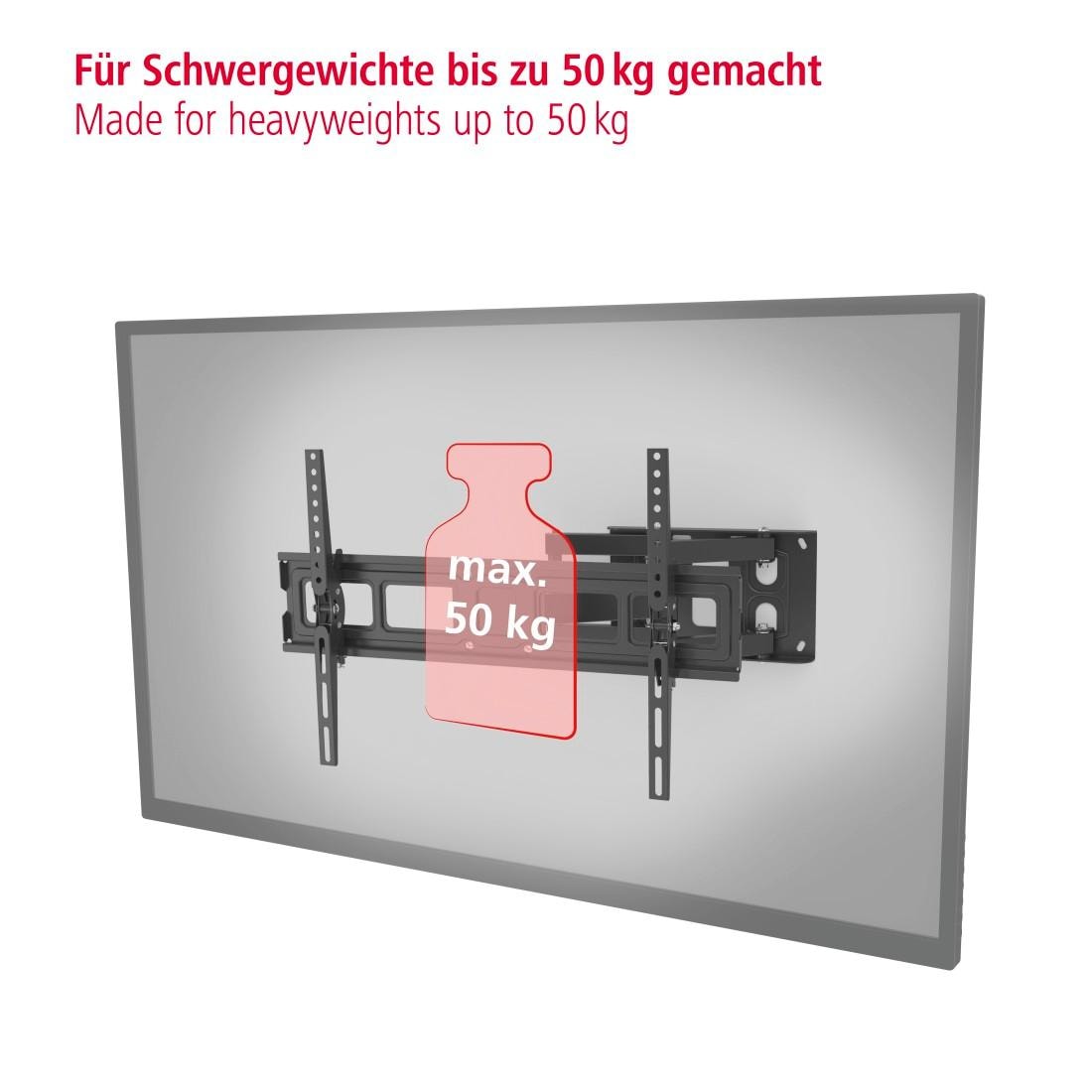 Schwarz«, Zoll Scherenarm TV-Wandhalterung 81-213cm(32\
