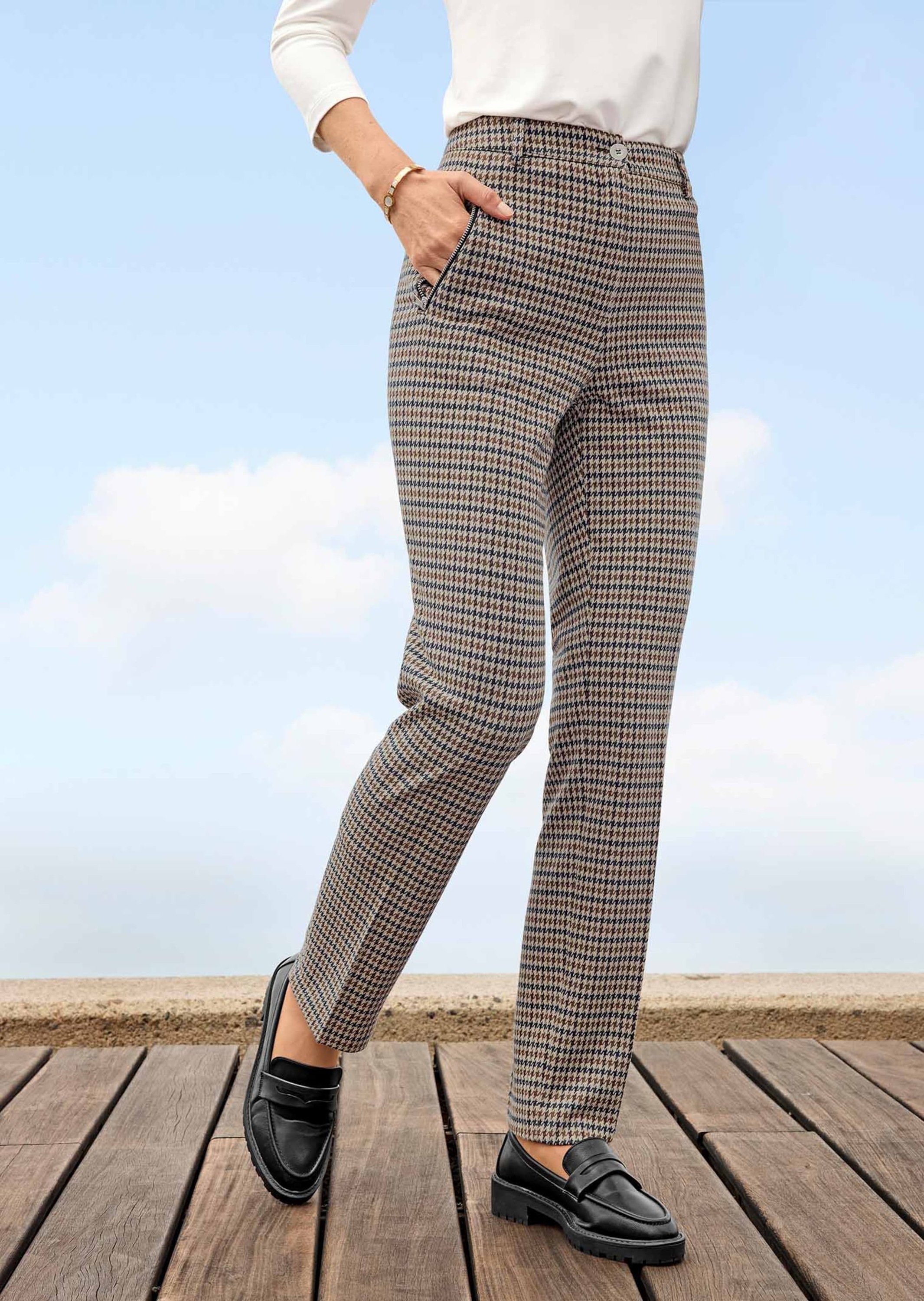 GOLDNER 2-in-1-Hose »Kurzgröße Hose in weicher, stretchbequemer Qualität«