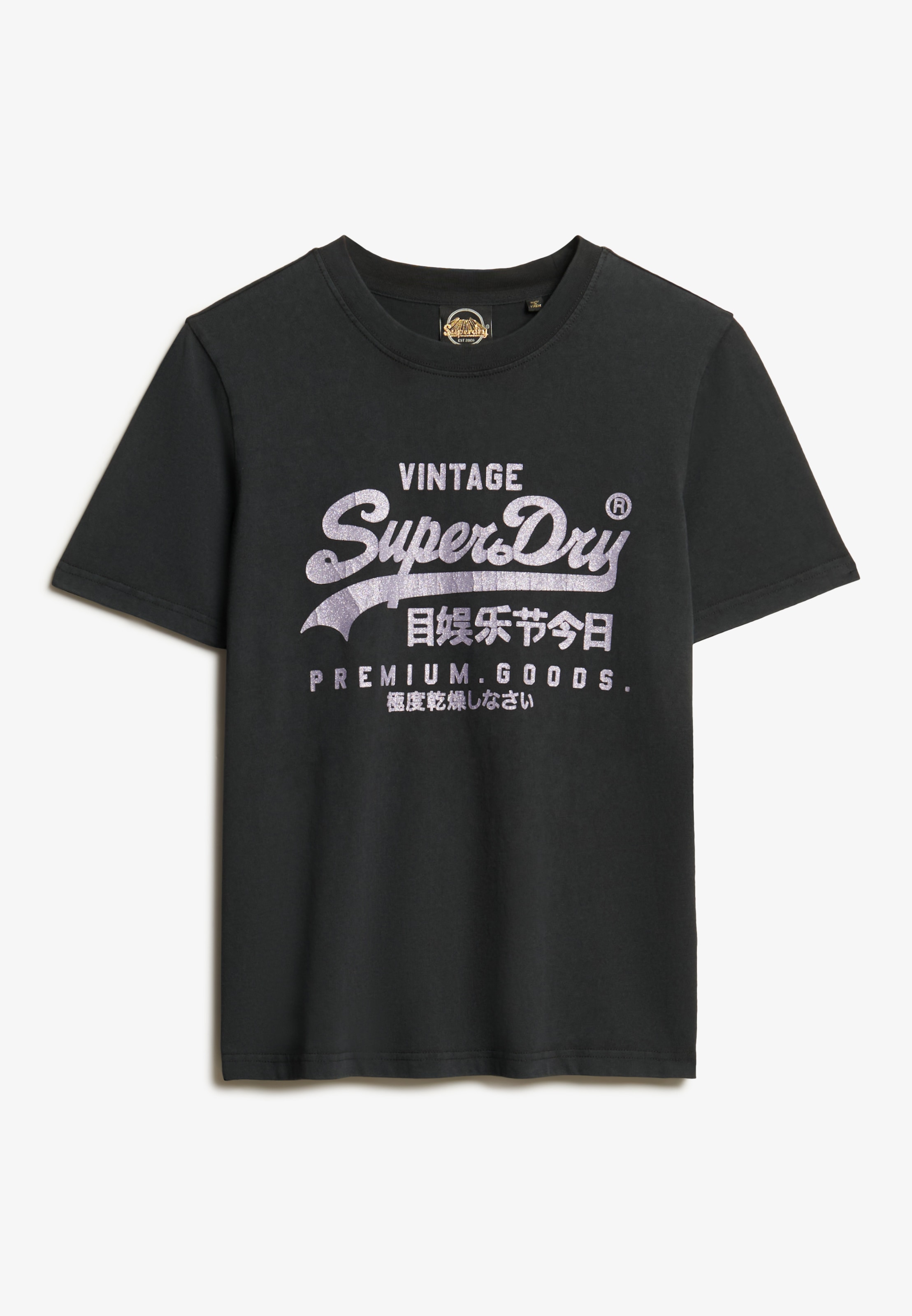 Superdry Kurzarmshirt »VL METALLIC RELAXED TEE«