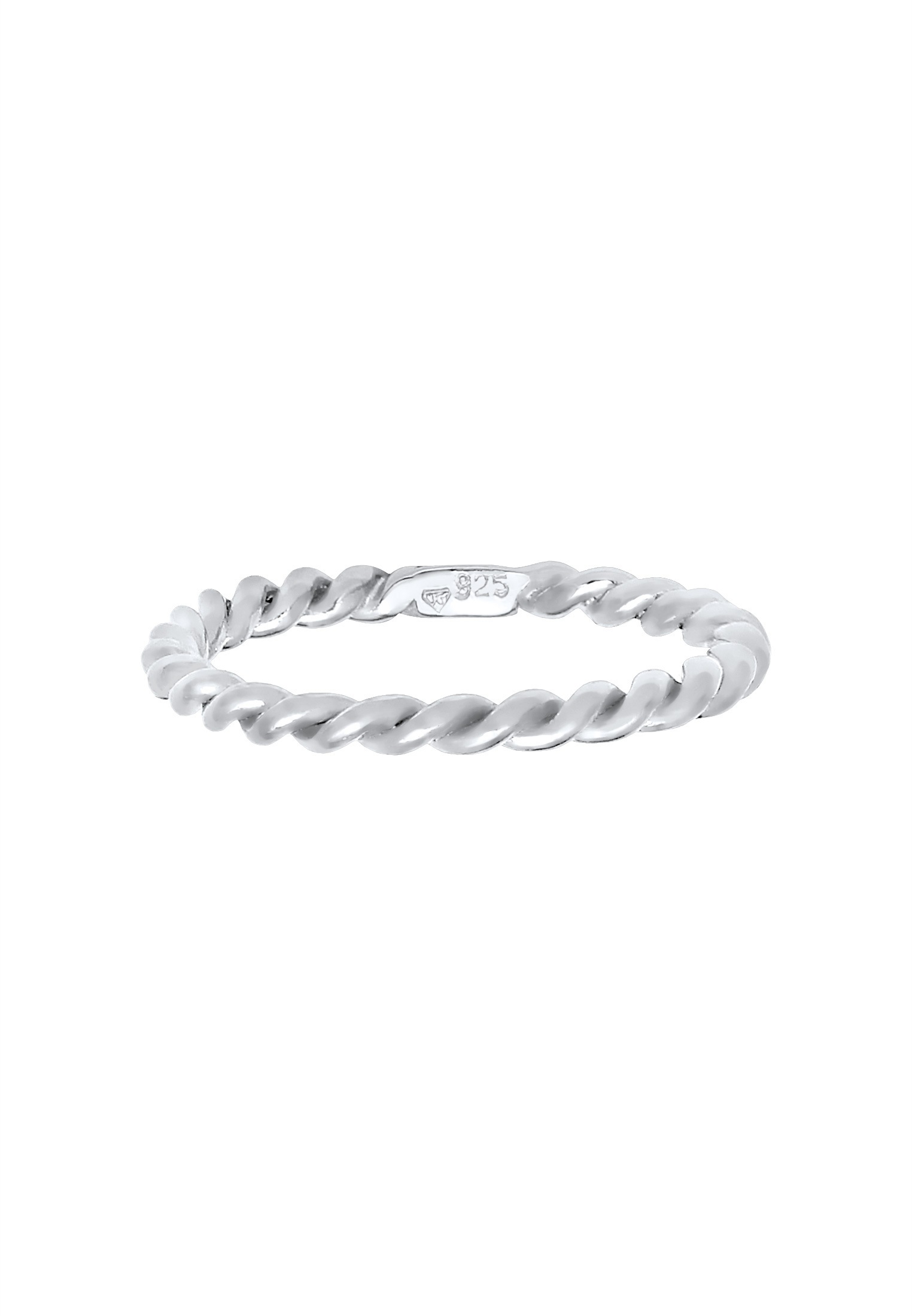 Nenalina Silberring »Ring Gedreht Kordel Spirale Basic Schlicht 925 Silber«