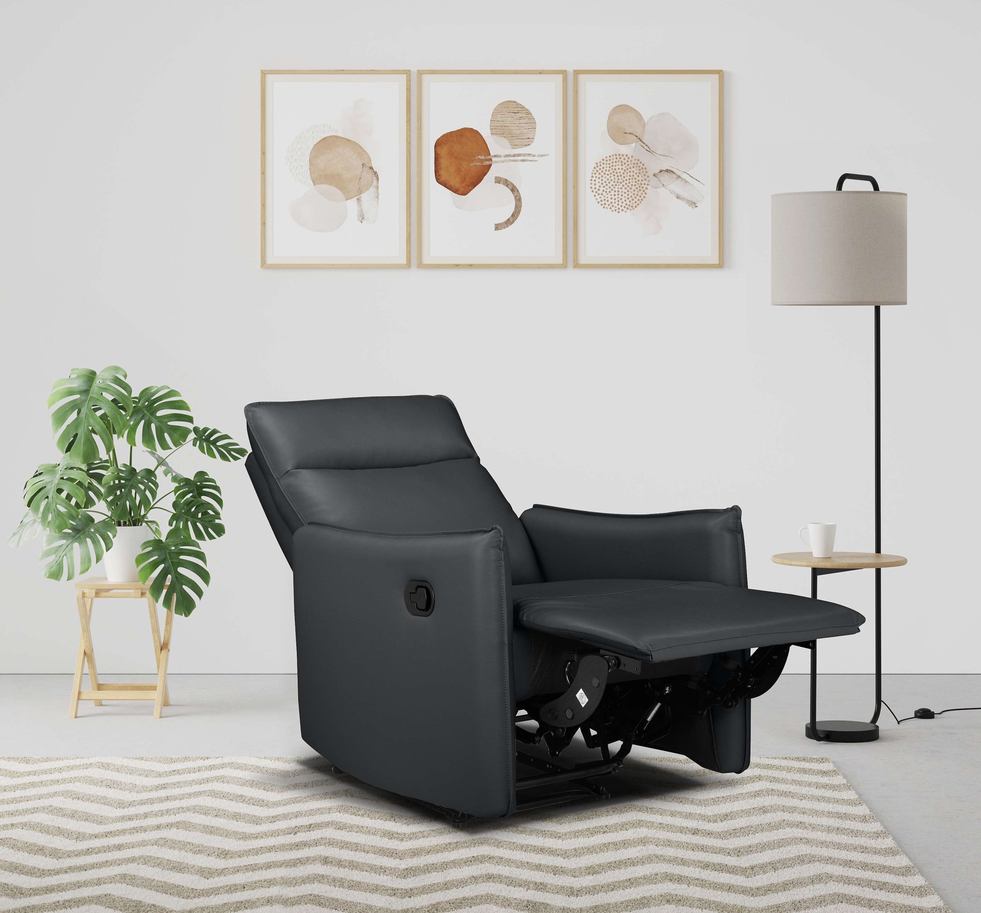 Dorel Home Relaxsessel »Lugo, TV-Sessel, Sessel Wohnzimmer mit Schlaffunktion,«, Loungesessel mit manueller Relaxfunktion