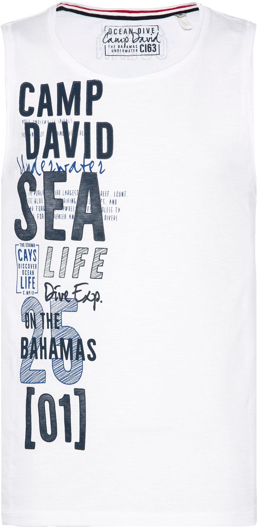 CAMP DAVID Tanktop, mit Logodruck
