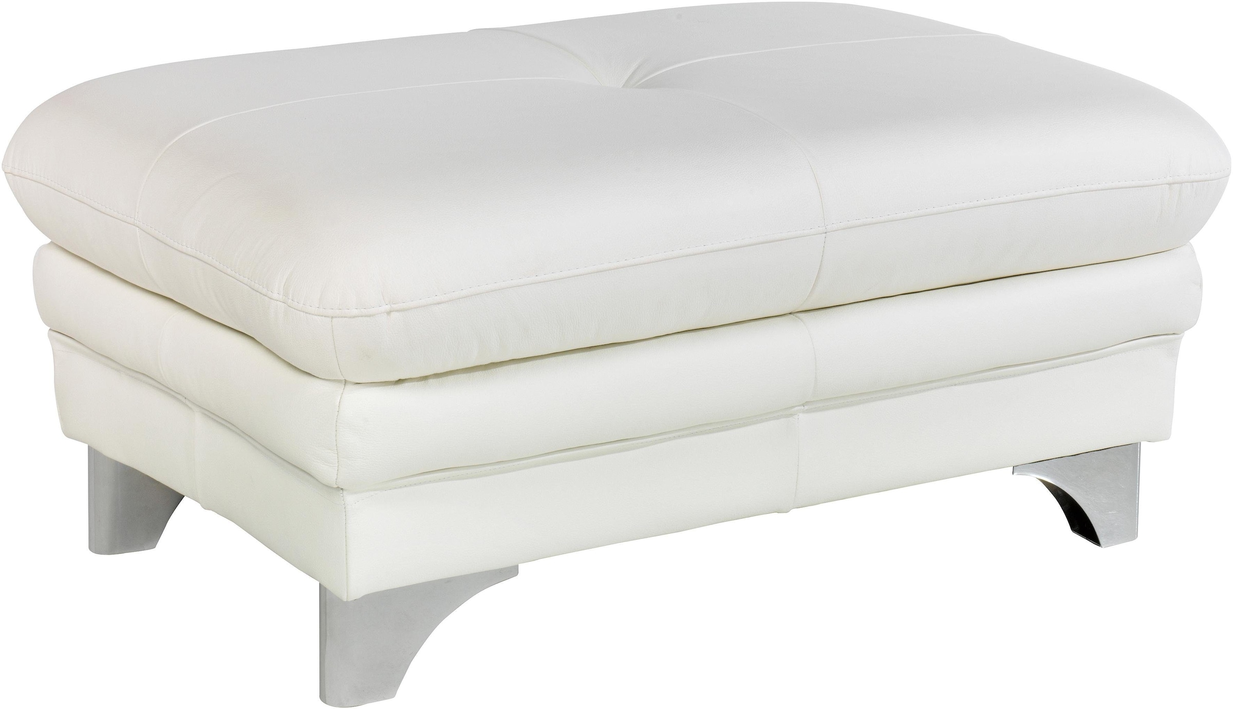 COTTA Polstergarnitur »Enterprise«, (Set), Set bestehend aus: 2-Sitzer mit Kopfteilverstellung & Hocker