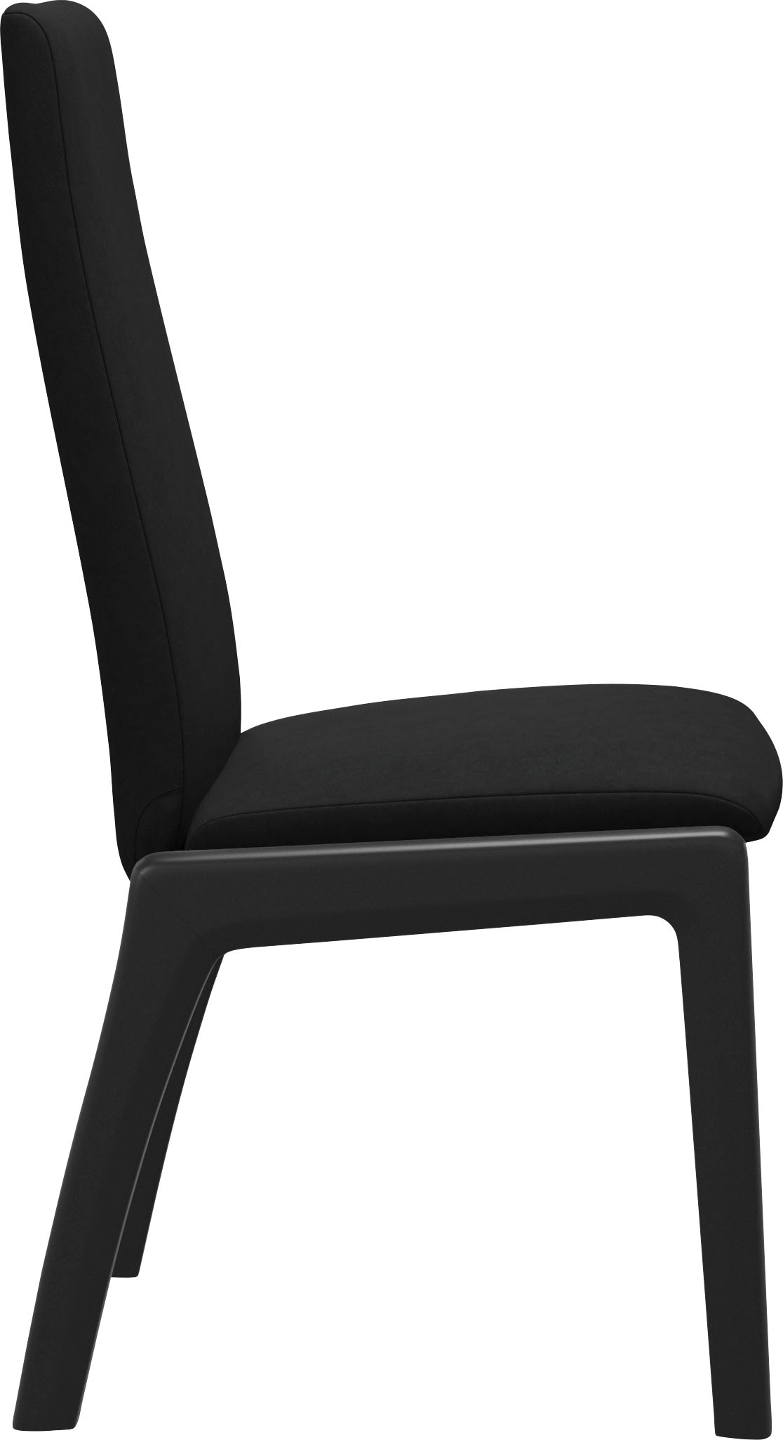 Stressless® Polsterstuhl »Laurel« () Low Back, Größe L, mit abgerundeten Beinen in Schwarz