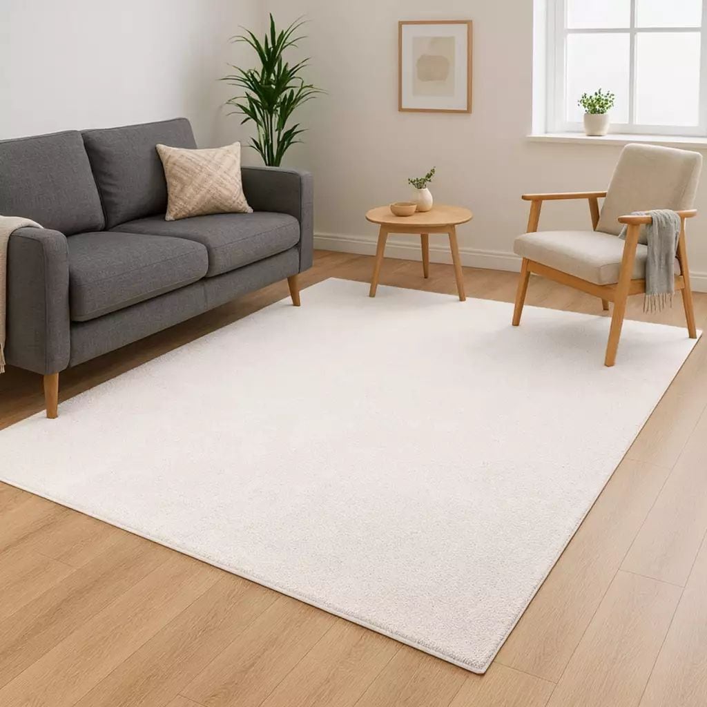 Carpet City Teppich »CALMA 200« rechteckig 14 mm Höhe Kurzflor, Waschbar, Anti-Rutsch, ideal für Wohnzimmer, Schlafzimmer