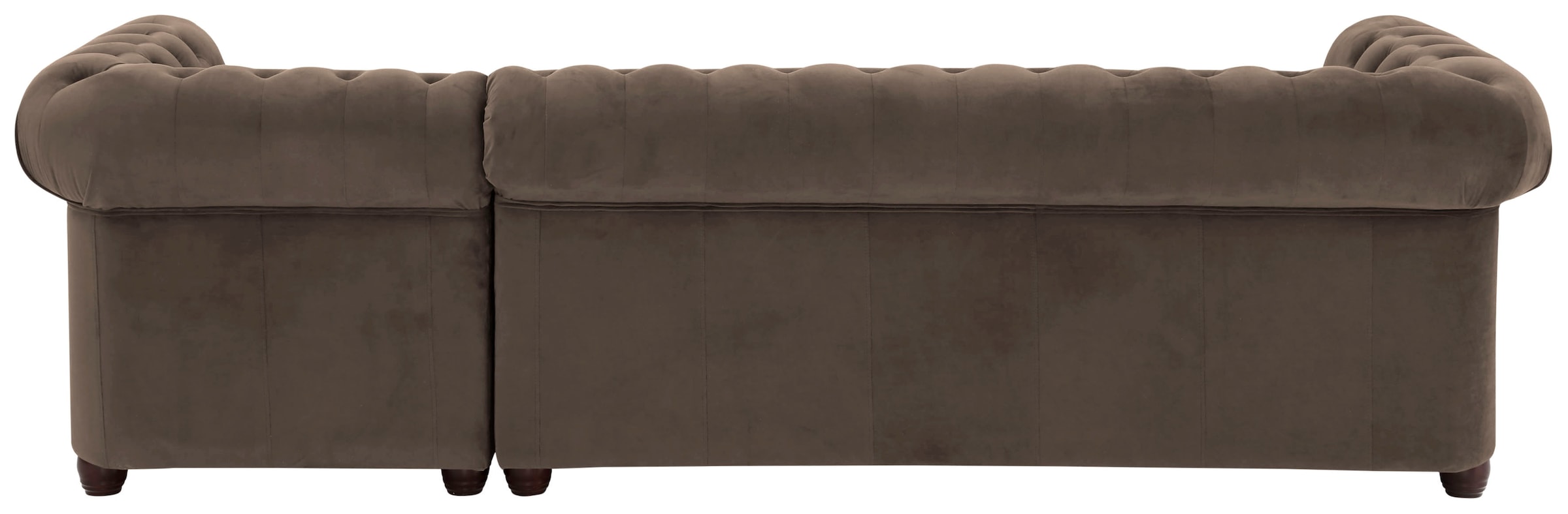 Home affaire Chesterfield-Sofa »New Castle L-Form« hochwertige Knopfheftung in Chesterfield-Design, B/T/H: 255(171/72)