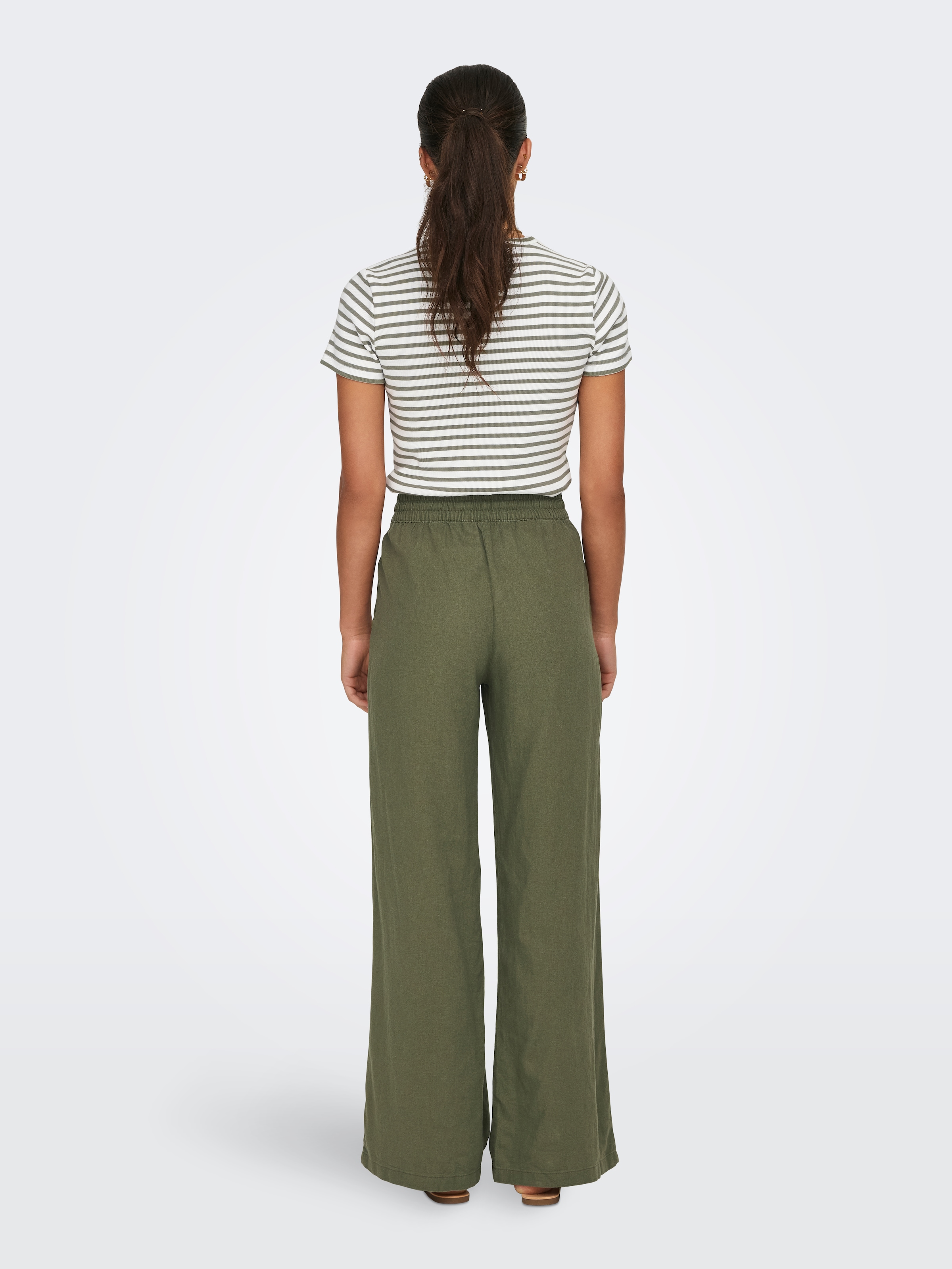 JDY Culotte »JDYSAY LINEN HW WIDE PANT WVN NOOS«