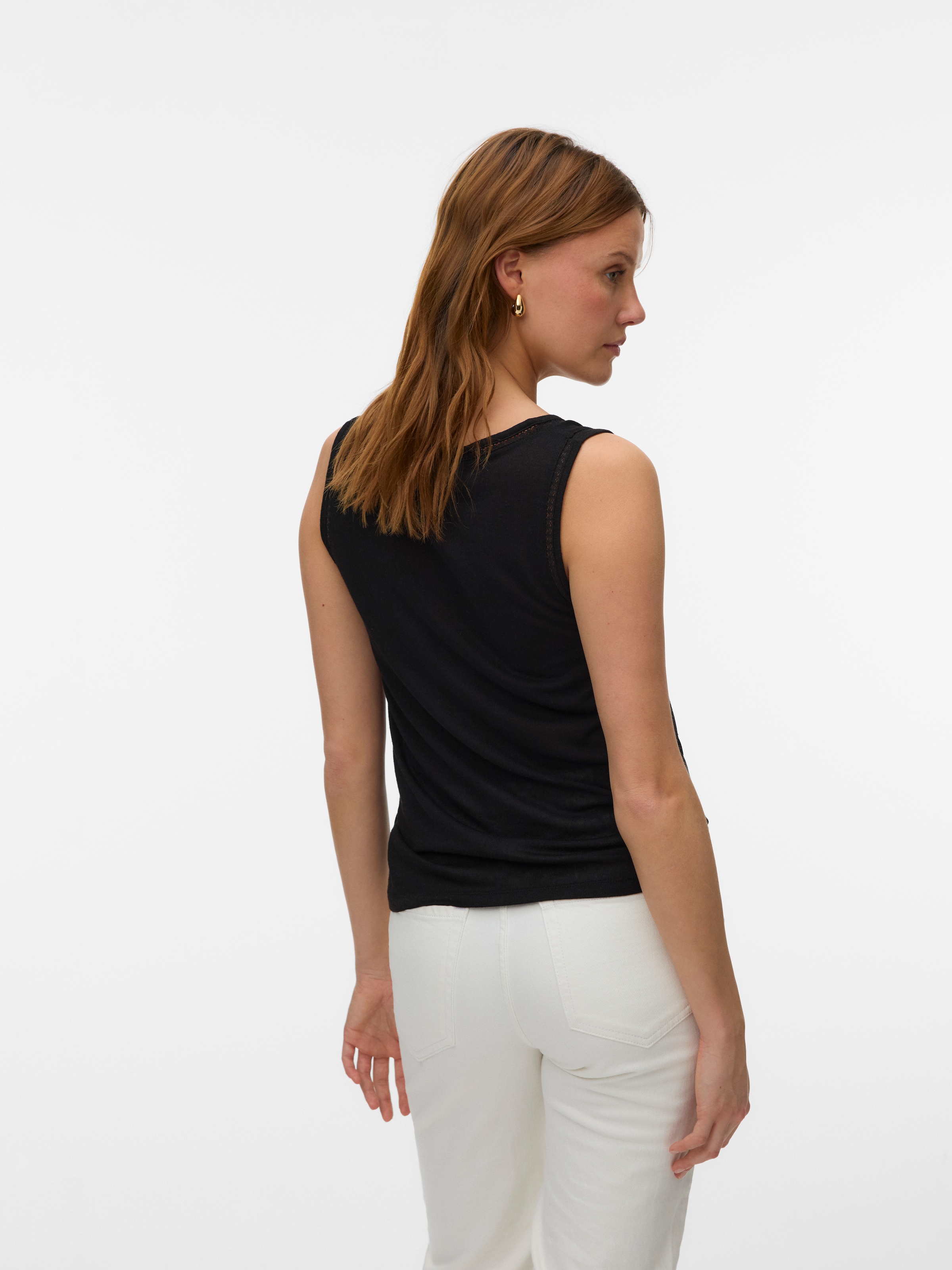 Vero Moda Shirttop »VMGINA LACE TANK TOP JRS NOOS« Viskosemischung
