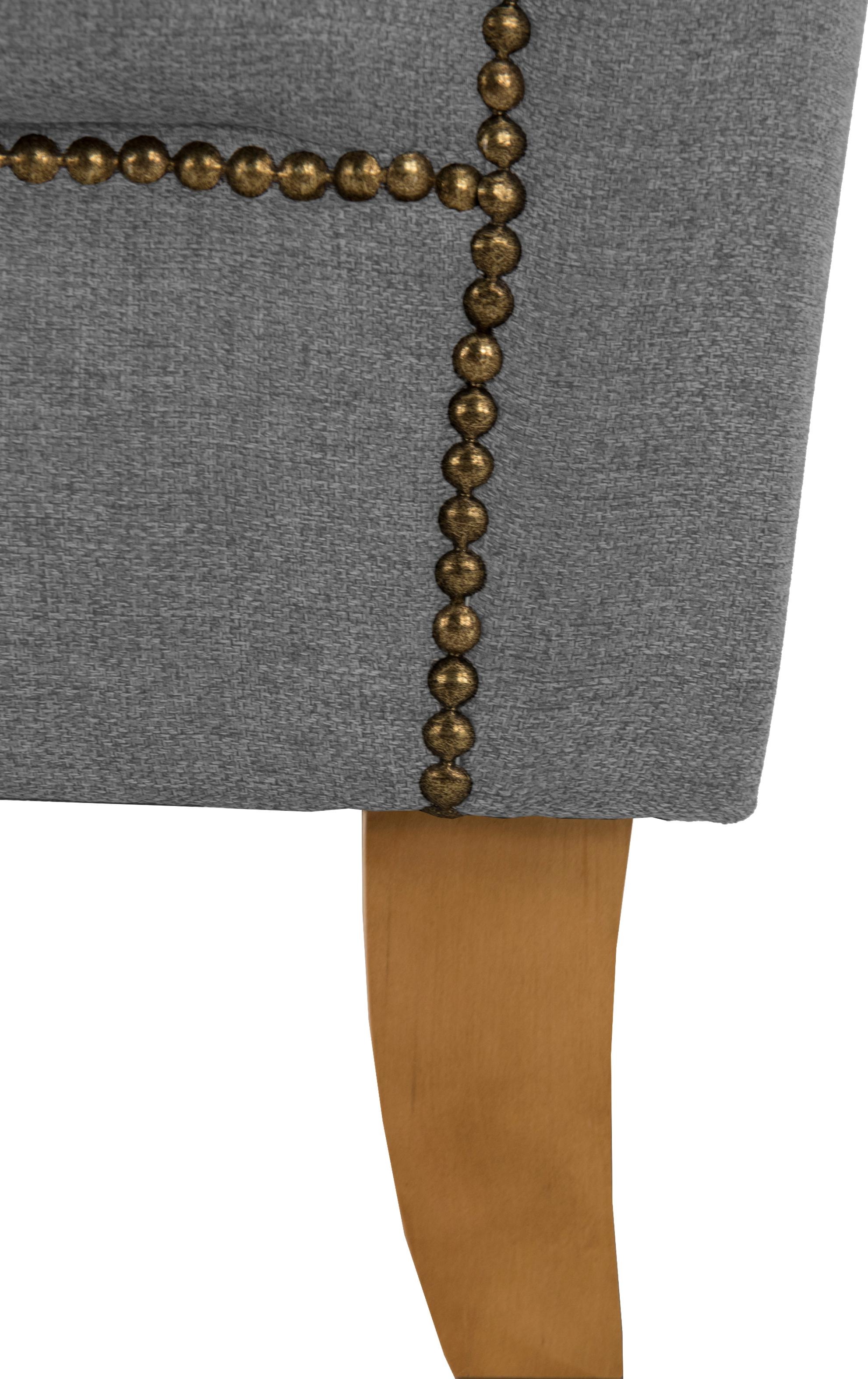 Home affaire Sessel »Newport modernes Chesterfield«, mit Knopfheftung im Rücken, Keder und feinen Armlehnen