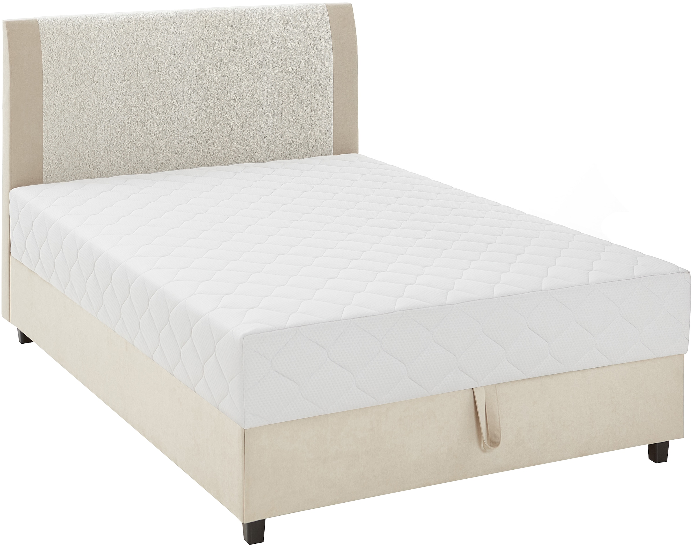 ATLANTIC home collection Boxbett »Borgholm« mit Taschen-Federkernmatratze, Bettkasten und Absetzung im Kopteil