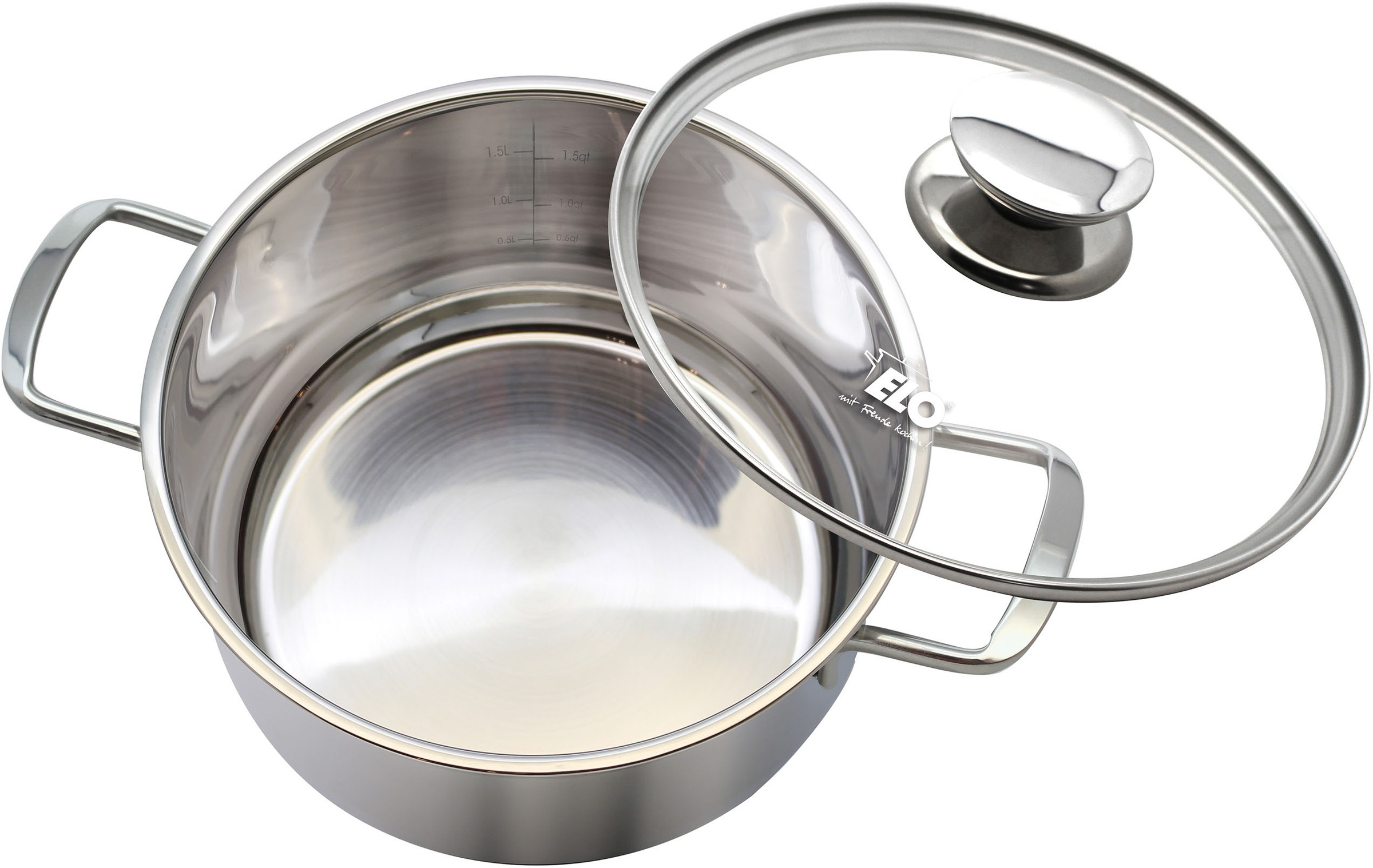 Elo Topf-Set »Elo Therm Topfset 5-teilig« Set, 8 Stk. tlg. Edelstahl