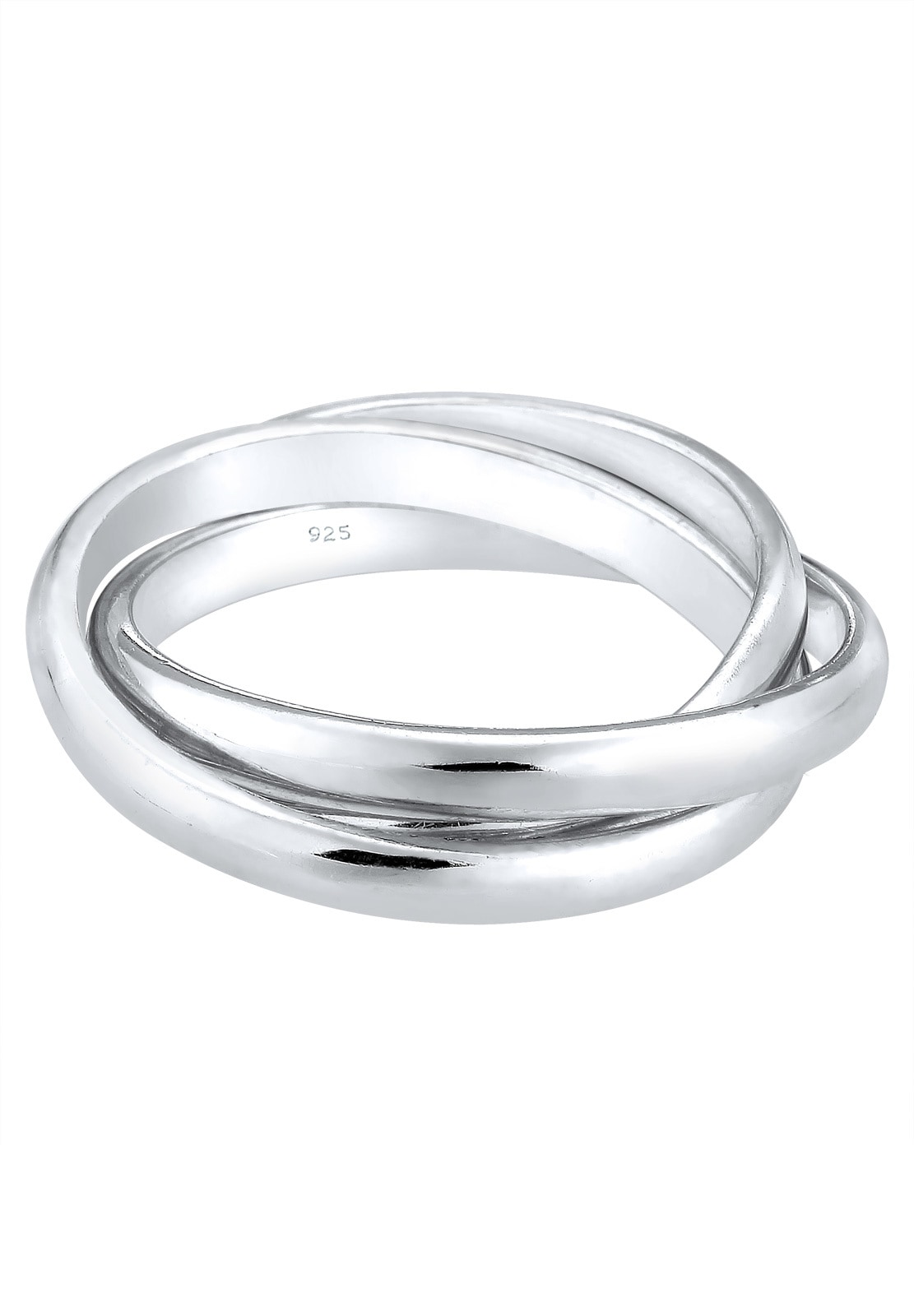 Elli Fingerring »Ring Wickelring Trio Trini Basic 925 Silber«