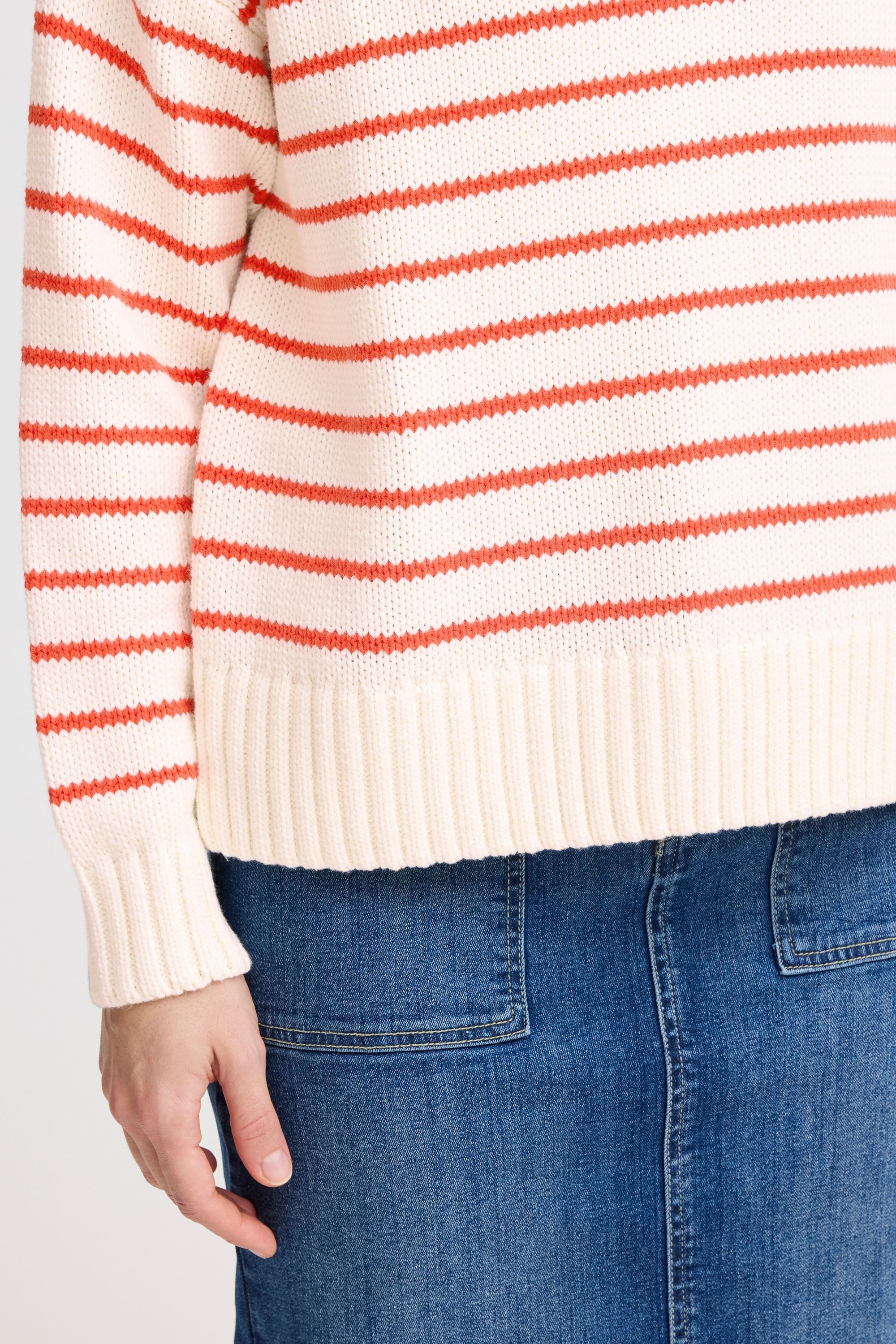 b.young Strickpullover »Strickpullover BYNAGLA STRIPED JUMPER -«