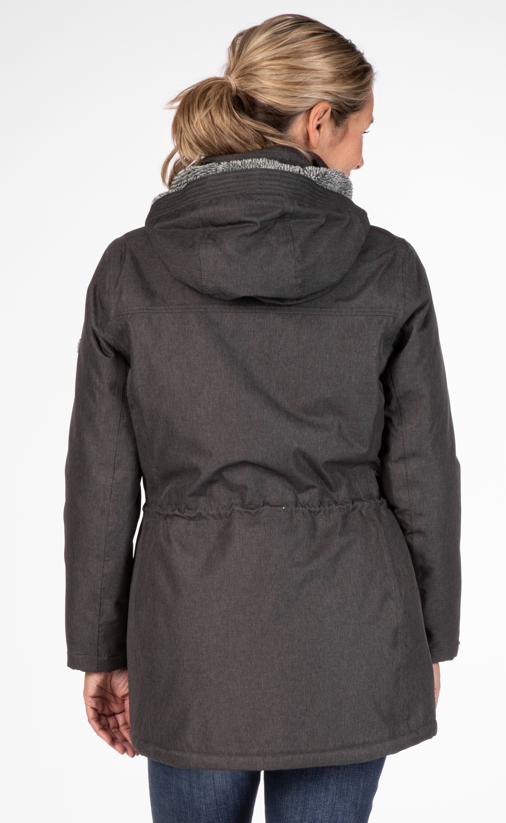 LPO Parka »PAISLEY II NEW WOMEN«, leicht wattierter Parka mit abnehmbarer Kapuze