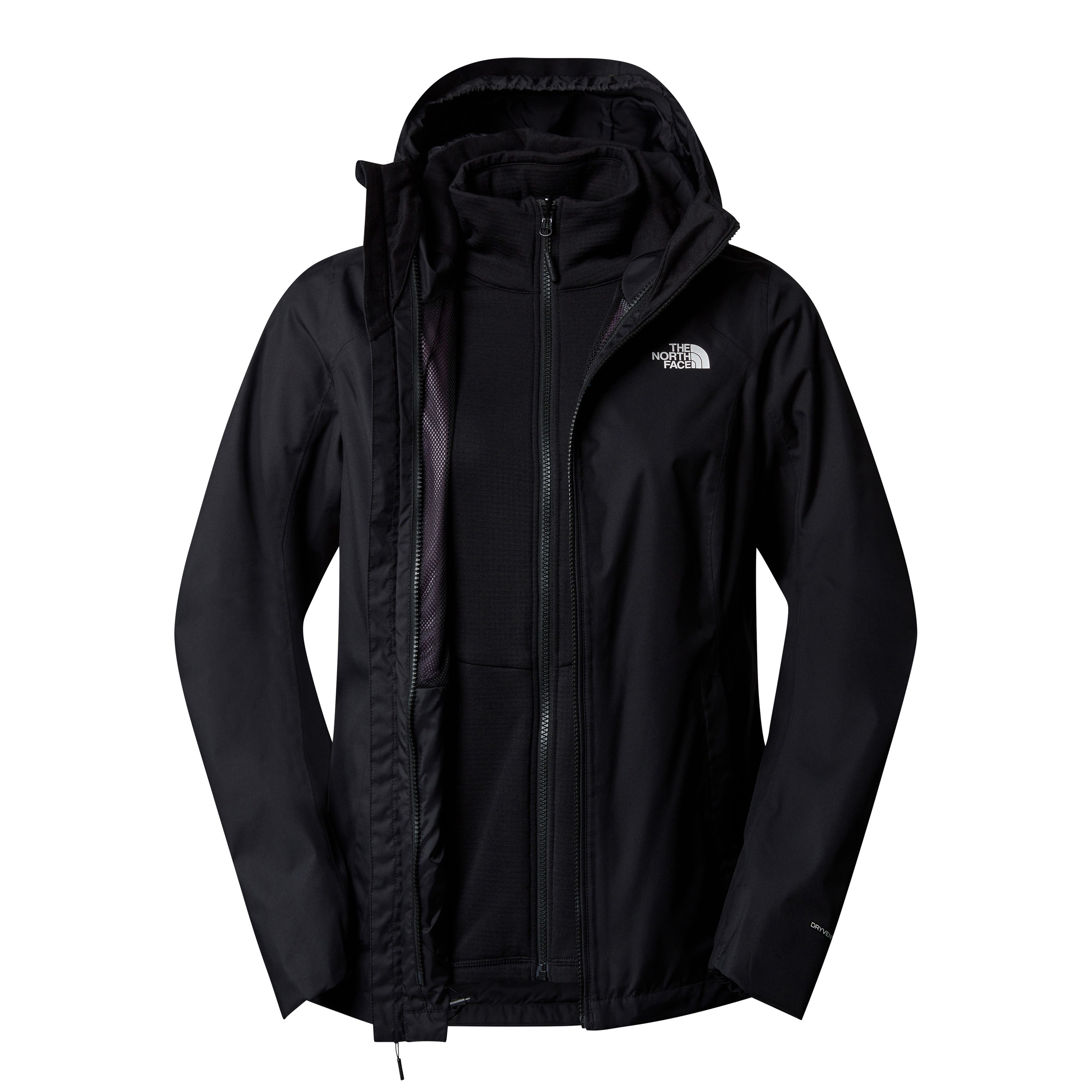 The North Face Funktionsjacke »W QUEST TRICLIMATE«, (2 St.), mit Kapuze, Winterjacke Atmungsaktiv & Wasserdicht & Winddicht