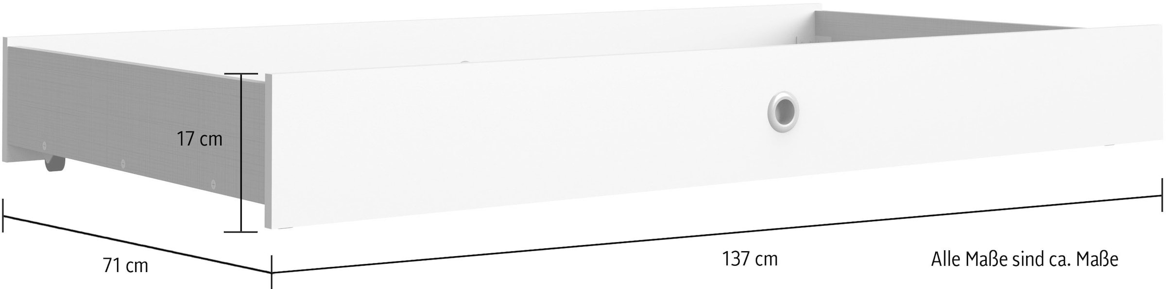 Wimex Bettschubkasten »Borkum« für extra Strauraum