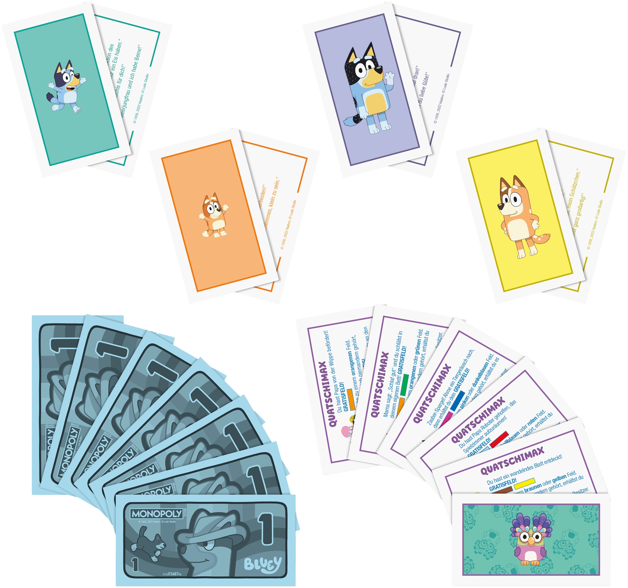 Hasbro Spiel »Monopoly Junior: Bluey Edition«