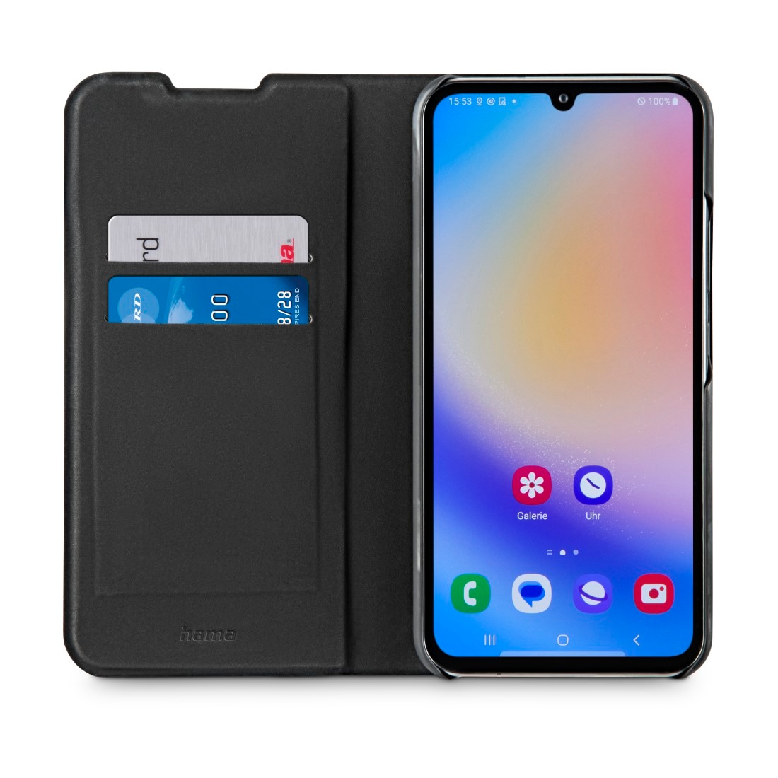 Hama Smartphone-Hülle »Booklet für Samsung Galaxy A34 5G schwarz, klappbar, Magnetverschluss«, Galaxy A34 5G