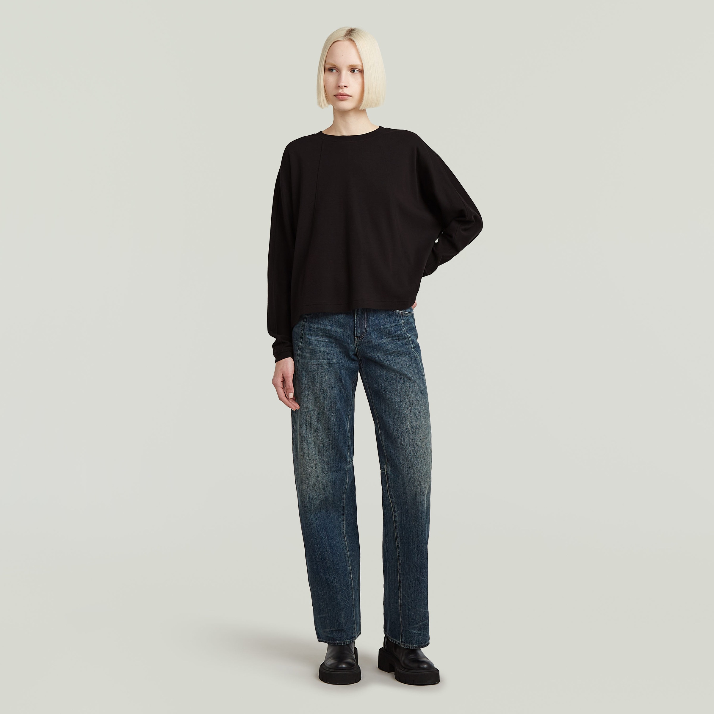 G-STAR Langarmshirt »A line«, im Oversized Fit