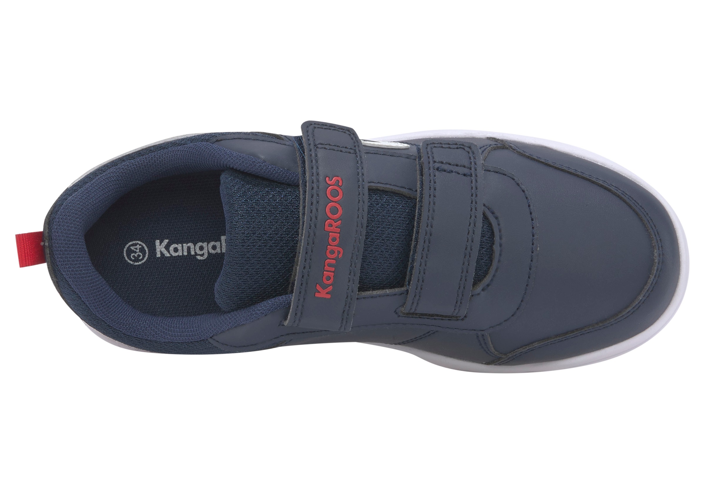 KangaROOS Sneaker »K-Ico Klettverschluss bei mit V«, ♕