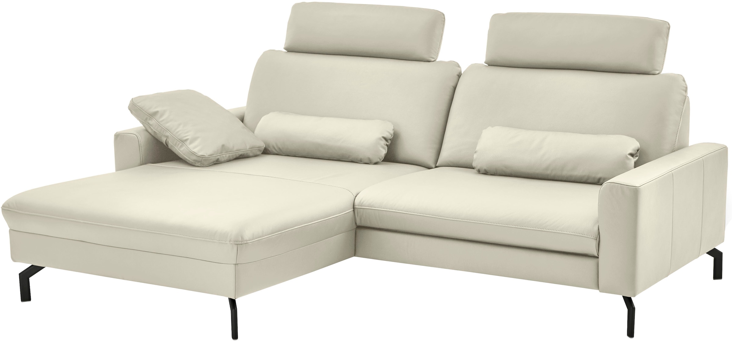 Die PlanBar Ecksofa »PN-EM20028 L-Form mit Kopfstützen« wahlweise mit motorischem Canape