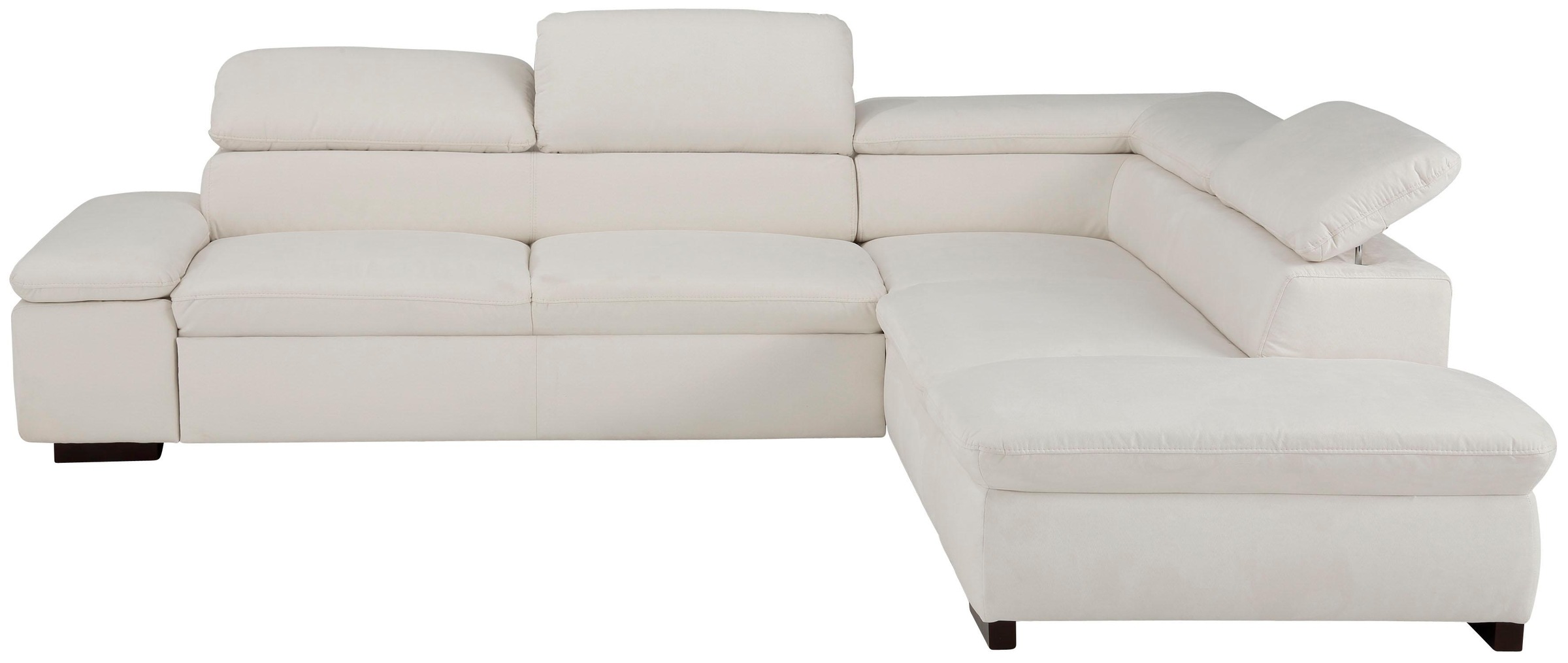Home affaire Ecksofa »Alberto L-Form«, mit Kopfteilverstellung, wahlweise mit Bettfunktion