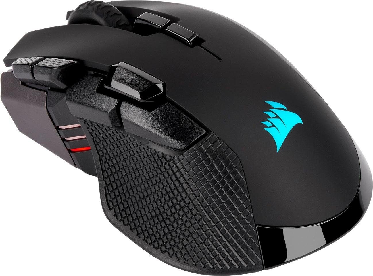 Corsair Gaming-Maus »IRONCLAW RGB WIRELESS Rechargeable«, Bluetooth-kabelgebunden, 1 MHz