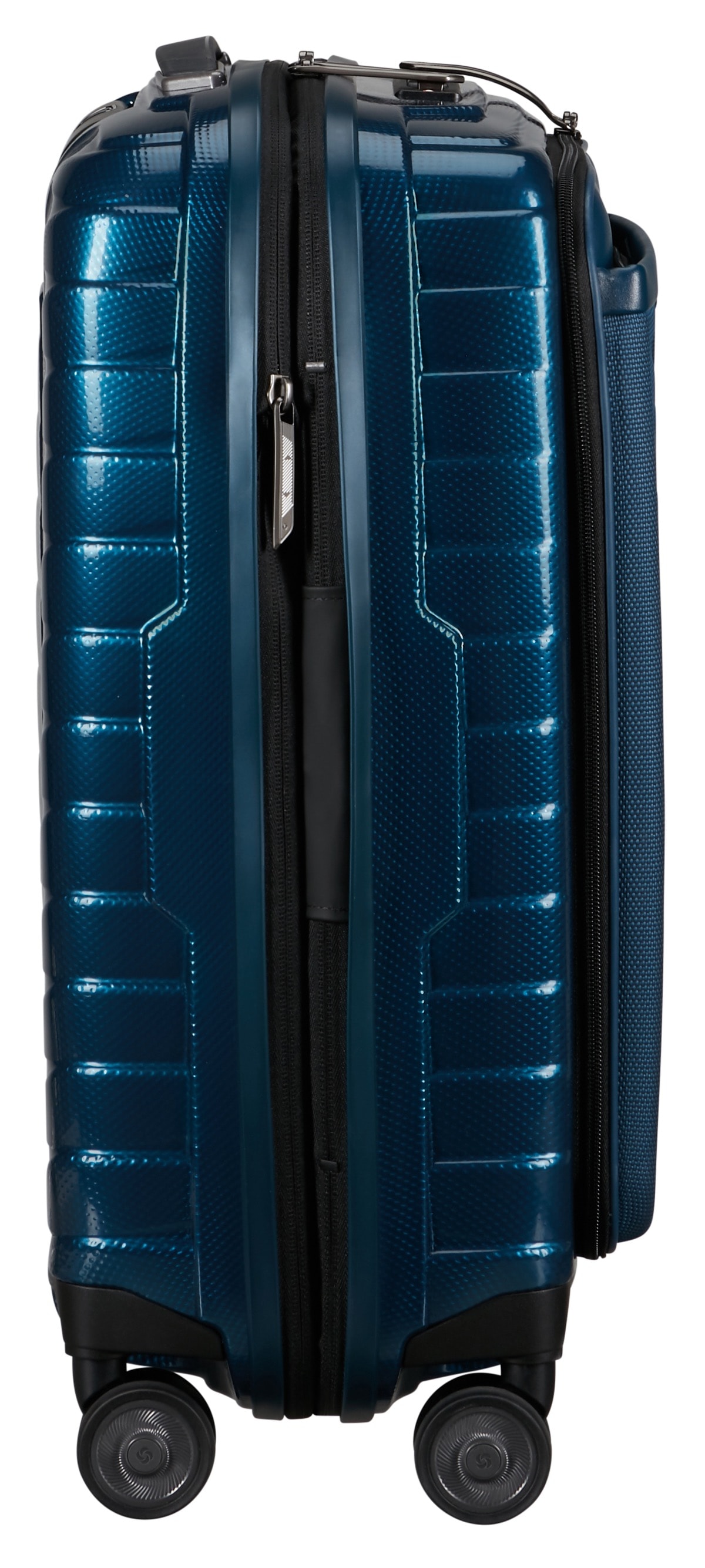 Samsonite Hartschalen-Trolley »PROXIS 55 EXP easy access«, 4 Rollen, Handgepäck Hartschalenkoffer Volumenerweiterung Laptopfach