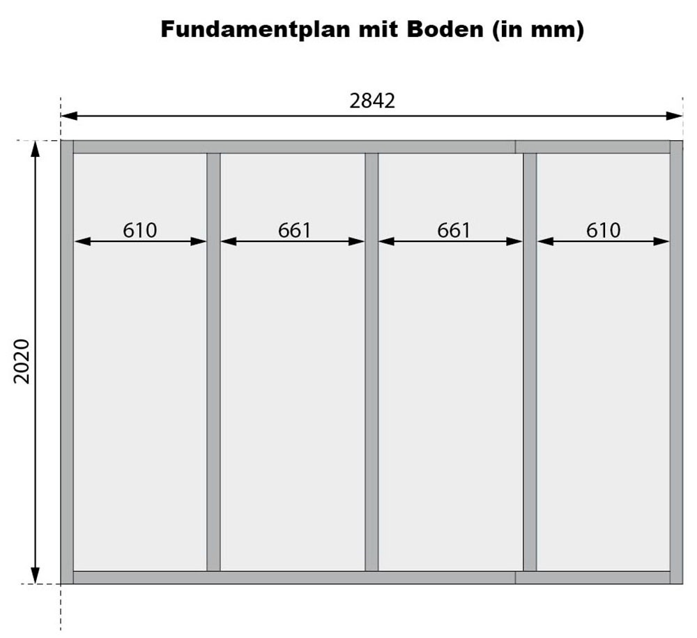 Karibu Gerätehaus »Argonium 3«