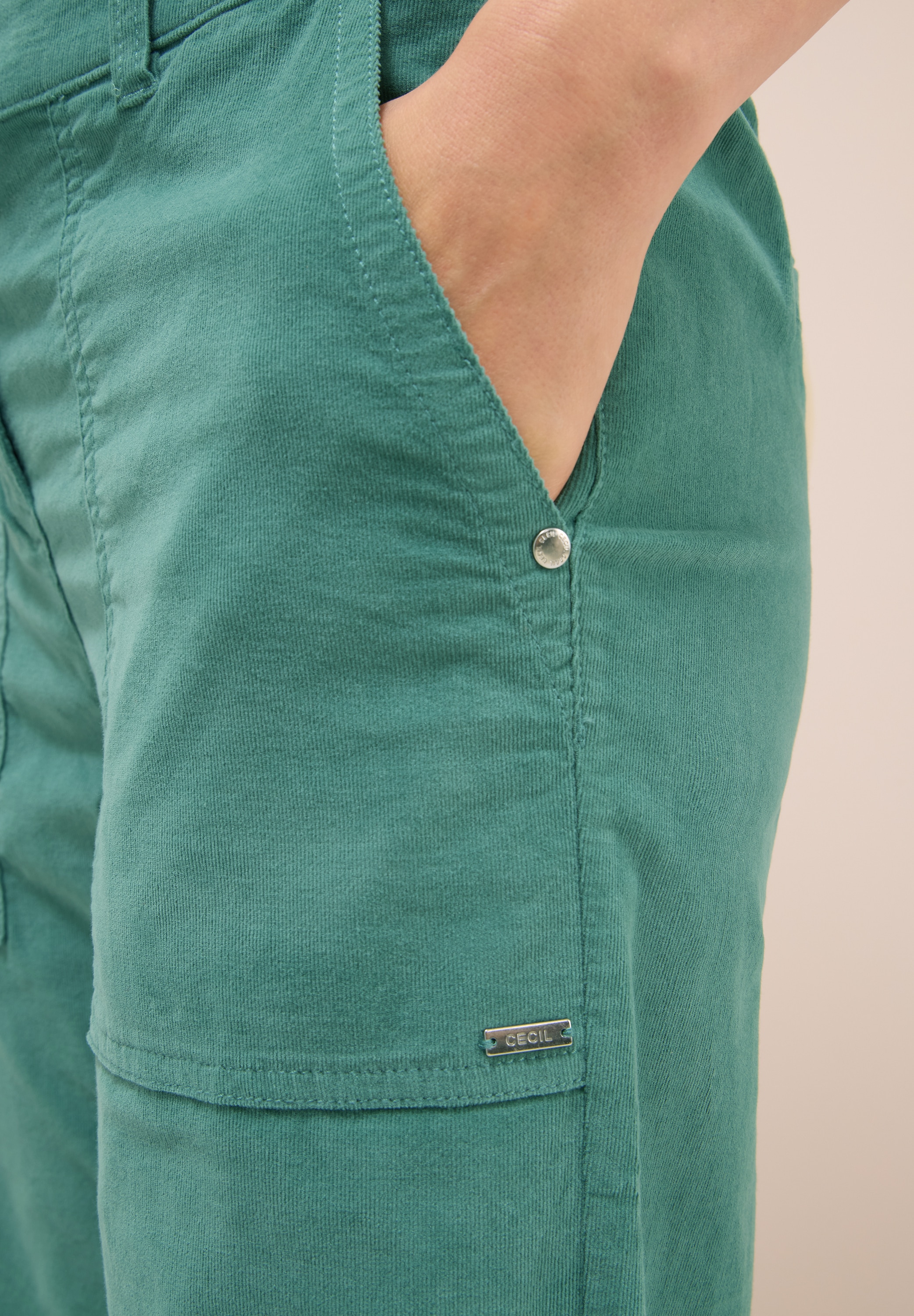 Cecil Cordhose »Style Neele«  Wide Leg, High Waist