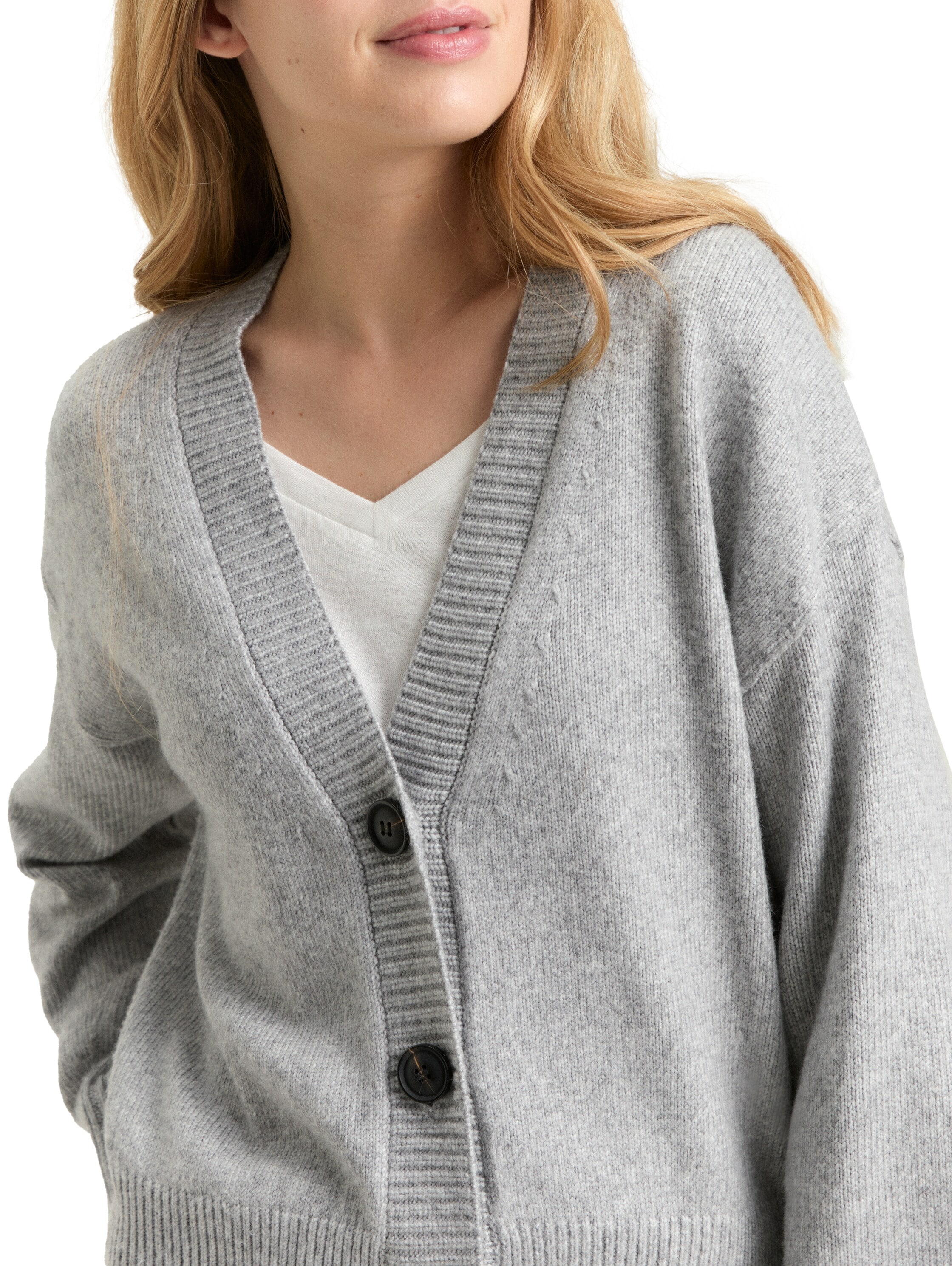 TOM TAILOR Cardigan mit Rippbündchen