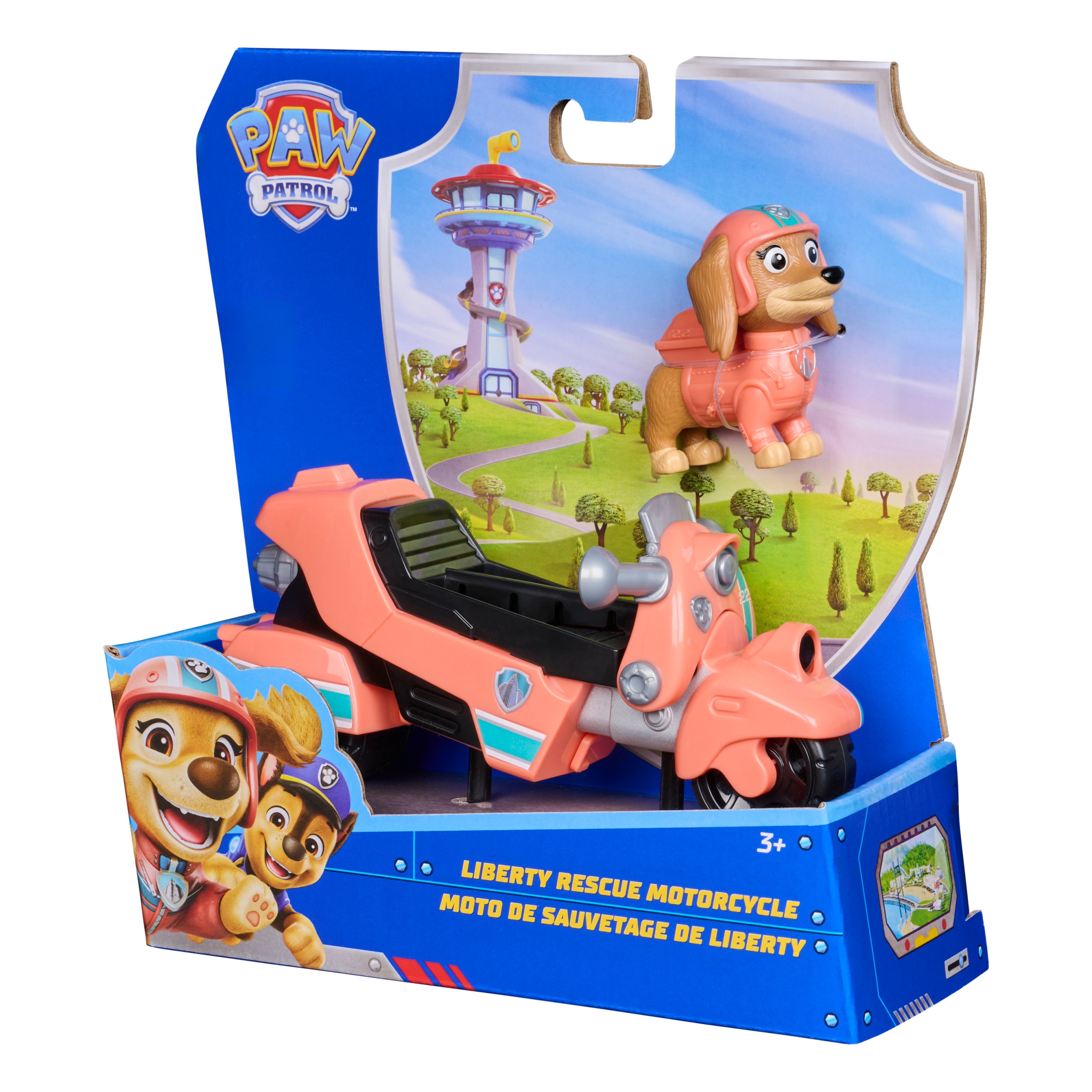 Spin Master Spielzeug-Auto »PAW Patrol - Liberty Rettungs-Motorrad«
