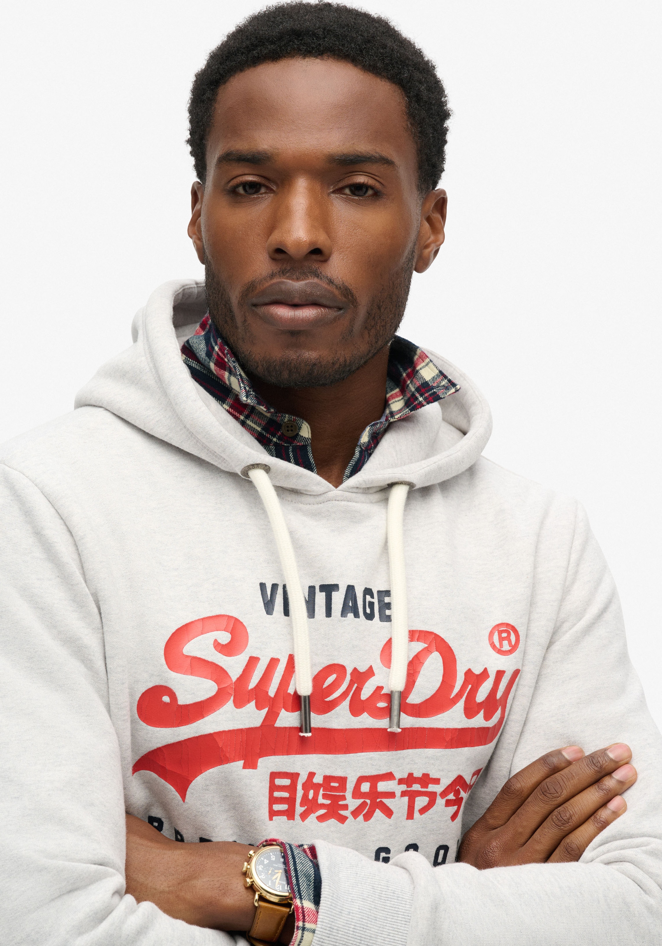 Superdry Kapuzensweatshirt »DUO VINTAGE LOGO HOODIE«