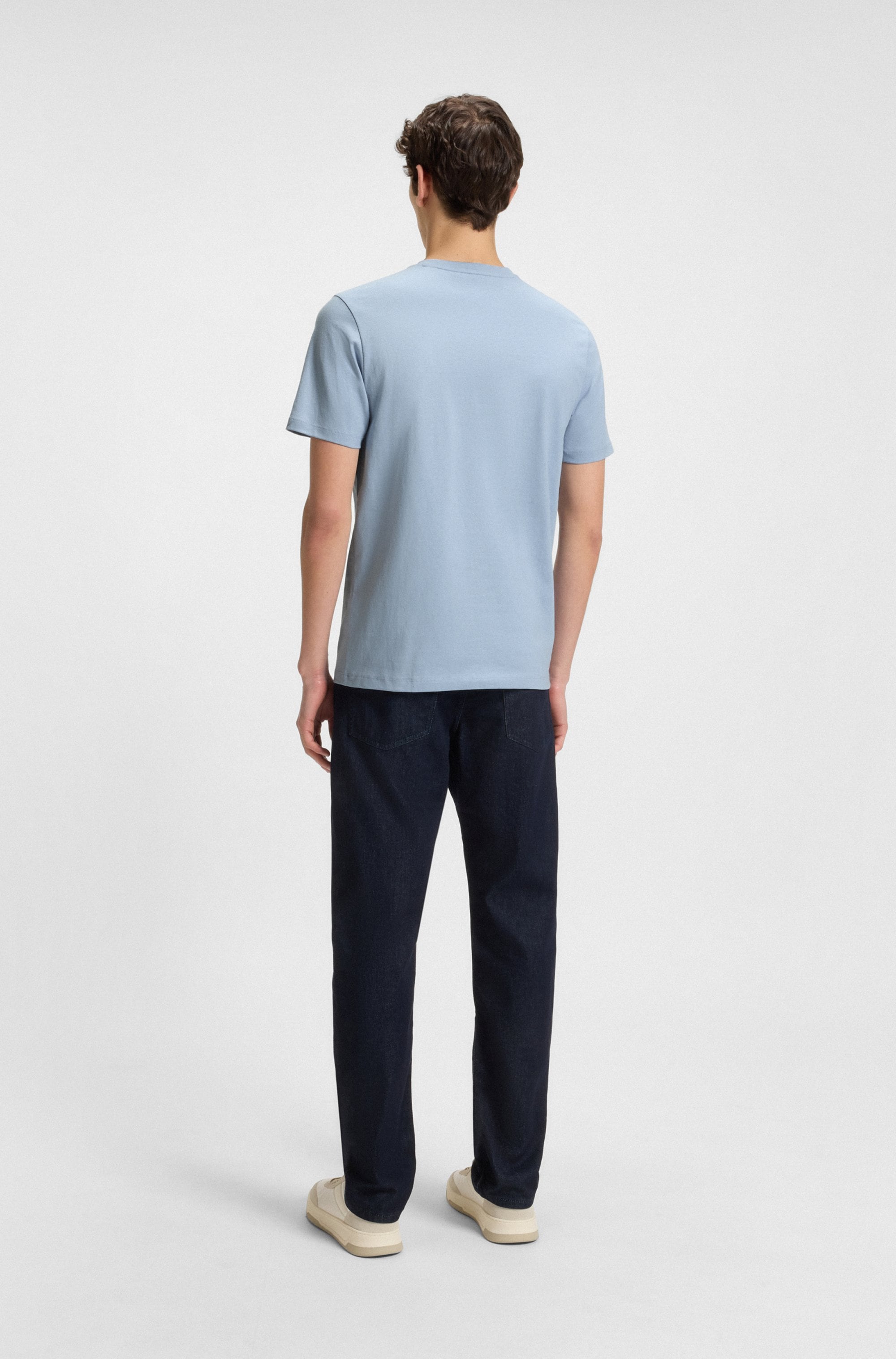 BOSS ORANGE T-Shirt »Tales«, mit BOSS Stickerei auf der Brust