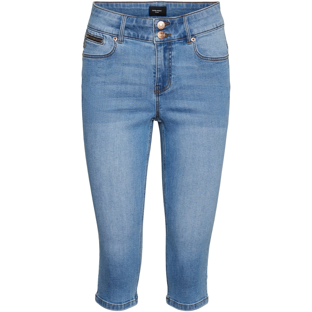 Vero Moda 7/8-Jeans »VMLATIFA MR BUTTON DENIM KNICKERS«