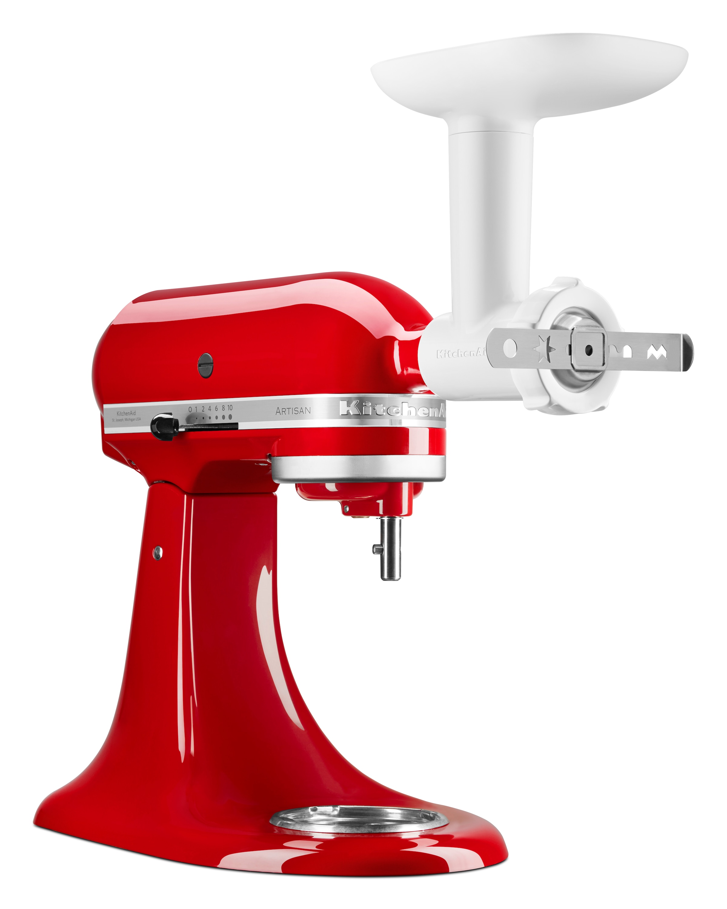 KitchenAid Küchenmaschine »5KSM125EER EMPIRE RED«, Gratis Fleischwolf, Schüssel, Spritzgebäckvorsatz (Wert: ca.238,- UVP)