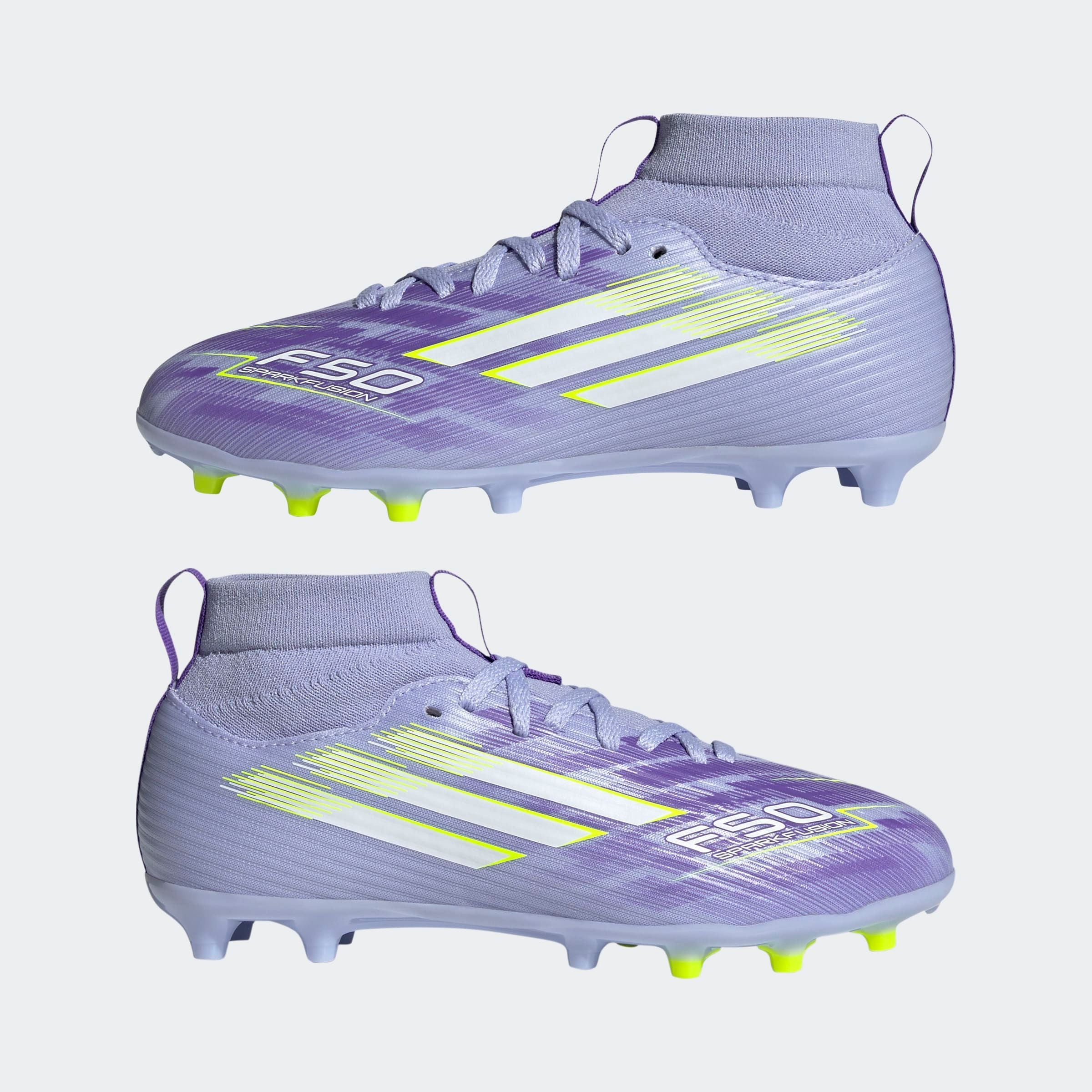 adidas Performance Fußballschuh »F50 SPARKFUSION LEAGUE FESTE BÖDEN/KUNSTRASEN E KINDER«, geeignet für Rasen- und Kunstrasenplätze