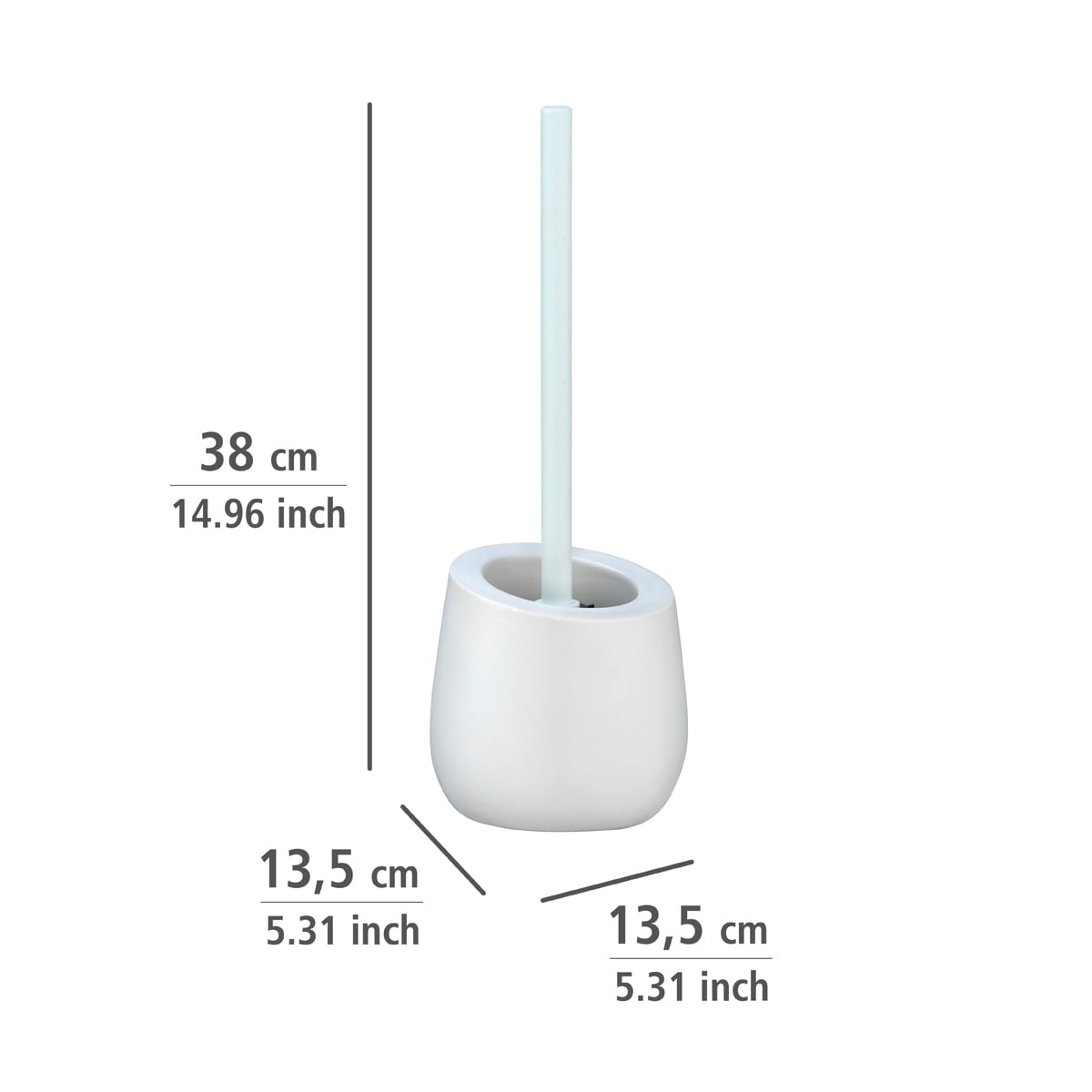 WENKO WC-Garnitur »Badi«, 1 St., aus Keramik, Keramik