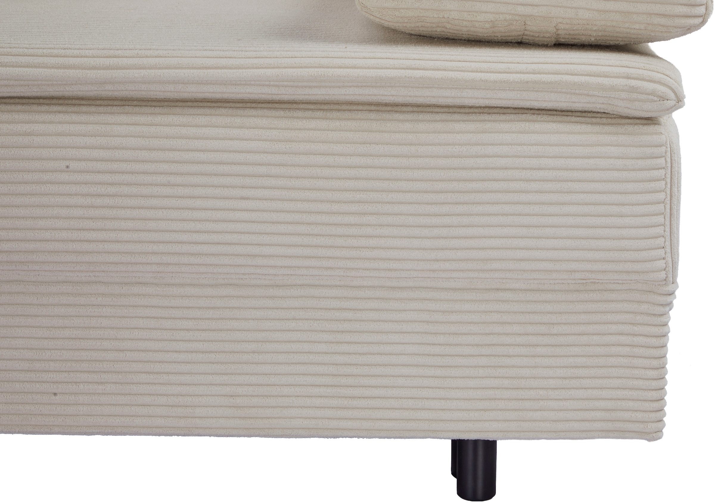 OTTO home Schlafsofa »JANNIKO Cord, Breite: 193 cm, Liegefläche 124x193 cm, softer Cord« mit Bettfunktion & Bettkasten