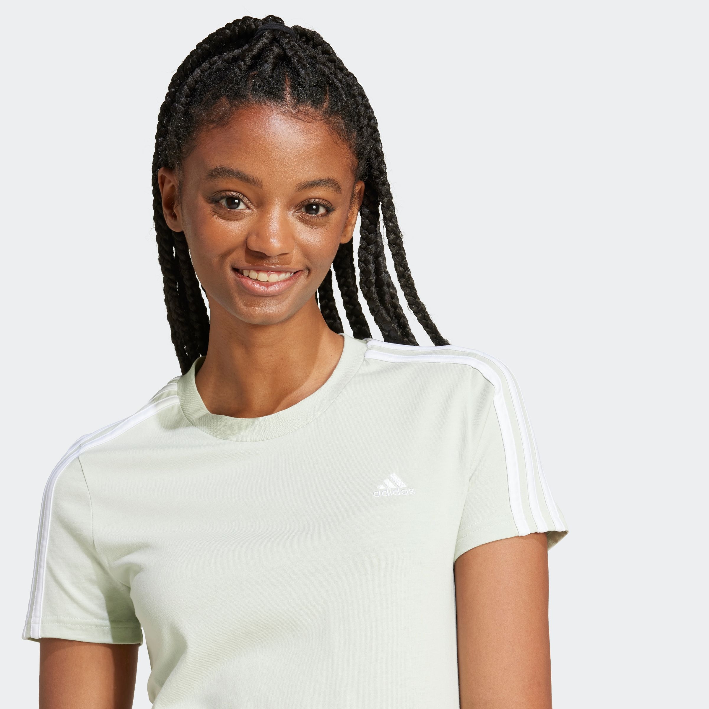 adidas Sportswear T-Shirt »LOUNGEWEAR ESSENTIALS SLIM 3-STREIFEN«