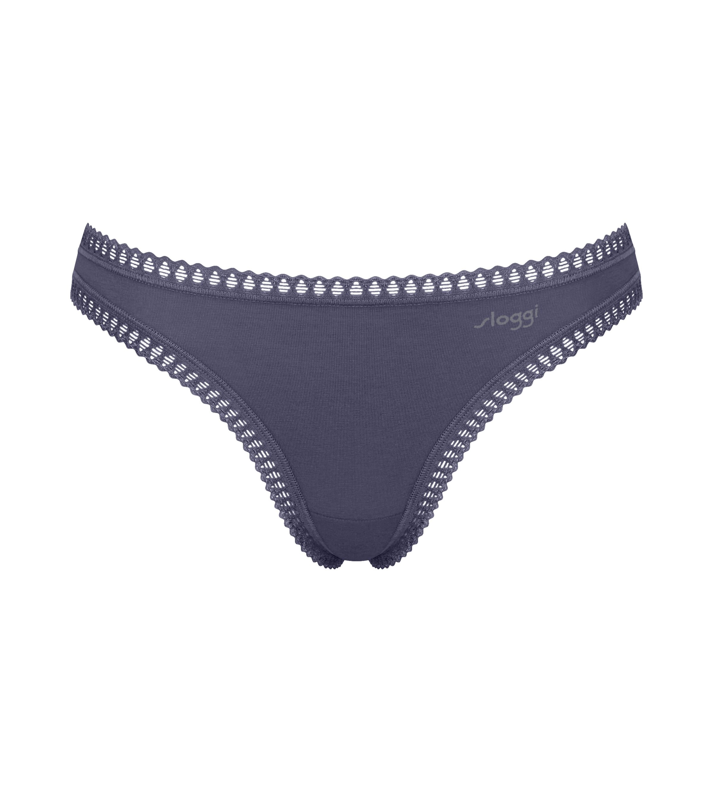 sloggi String »GO Crush« dehnbare Spitzendetails, Multipack, Cotton-Mix, bequem