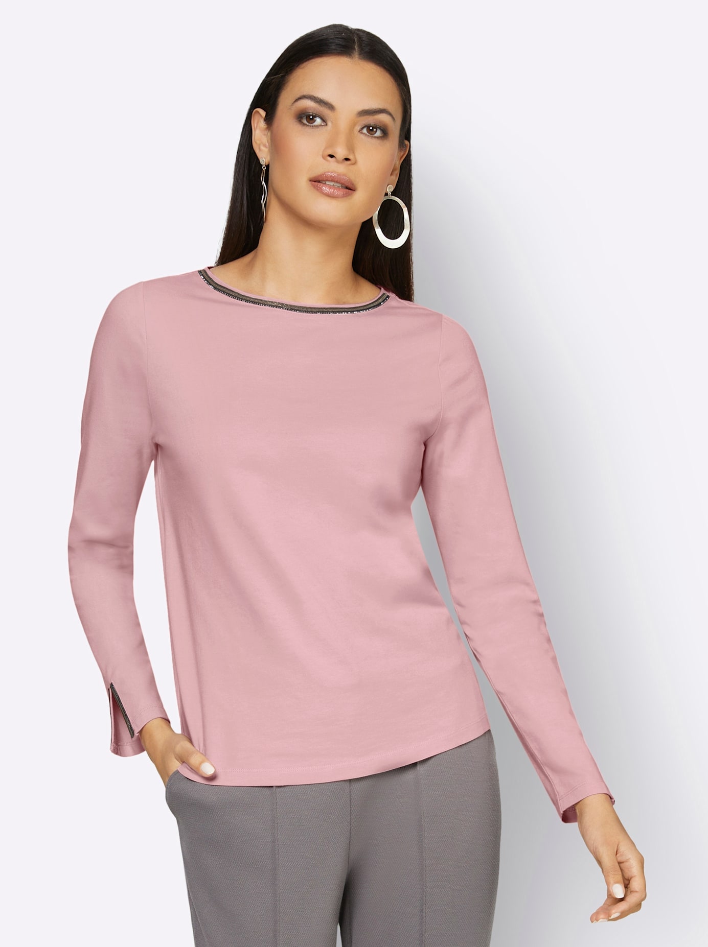 creation L Langarmshirt »Shirt«, (1 tlg.)