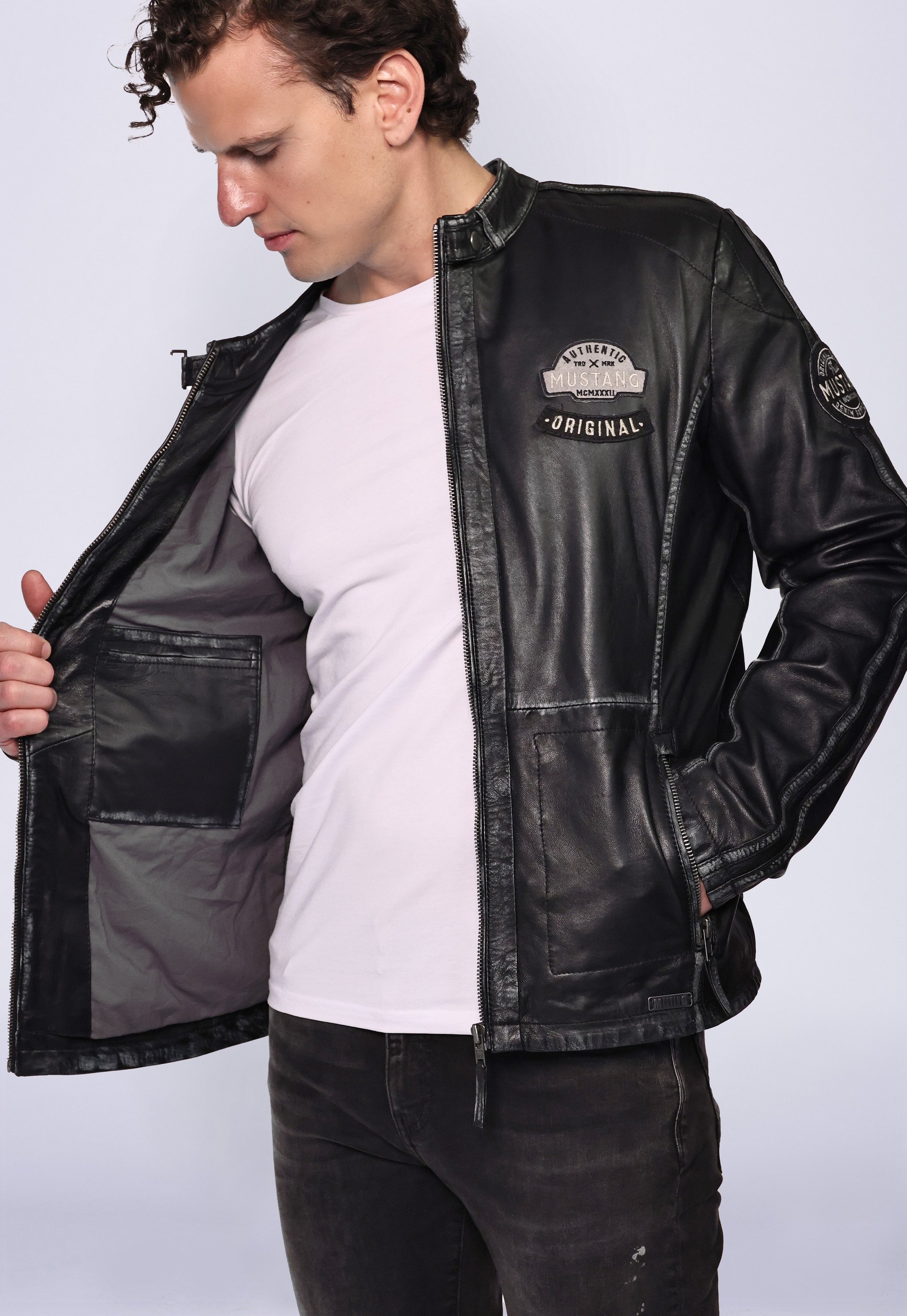MUSTANG Lederjacke »Lederjacke 31020185«