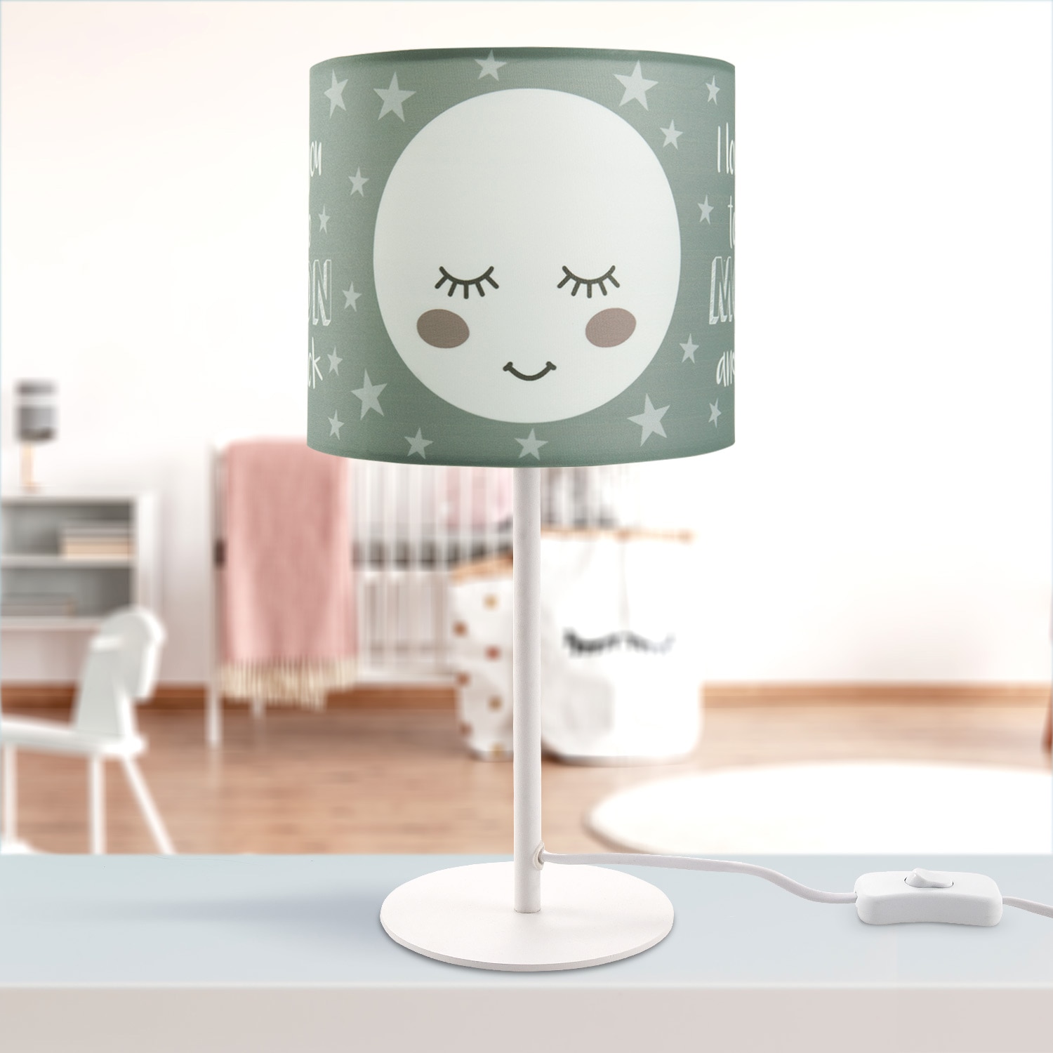 XXL Home Kinderlampe Lampe kaufen Kinderzimmer LED Jahren online Mond-Motiv, Paco mit »Aleyna 3 Tischleuchte 1 Tischleuchte flammig-flammig, Garantie mit E14 | 103«,