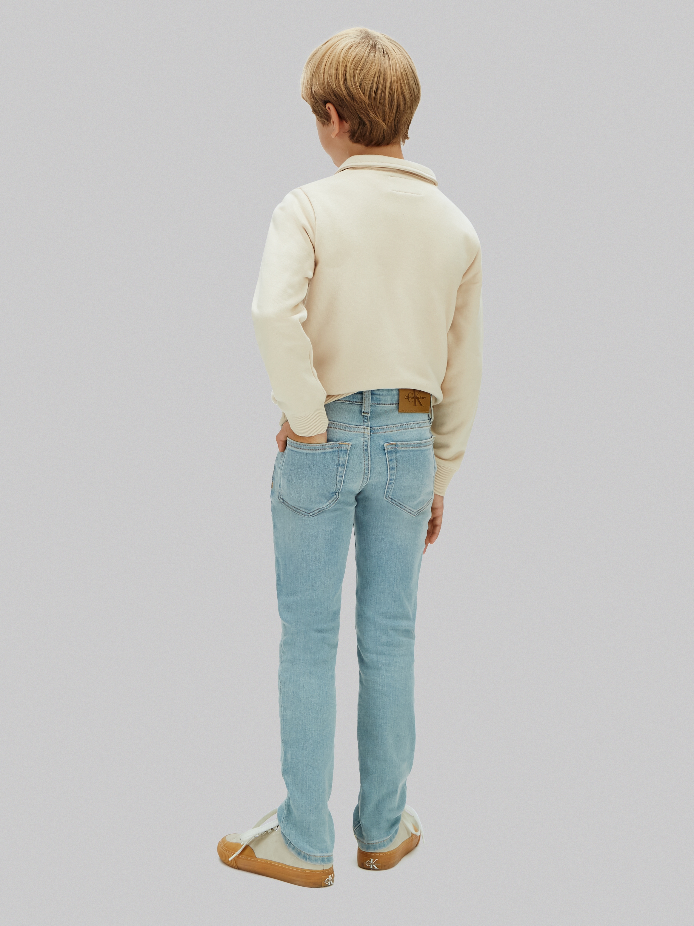 Calvin Klein Jeans Slim-fit-Jeans »ANDREW WASH SLIM« Slim fit für Kinder mit Taschen