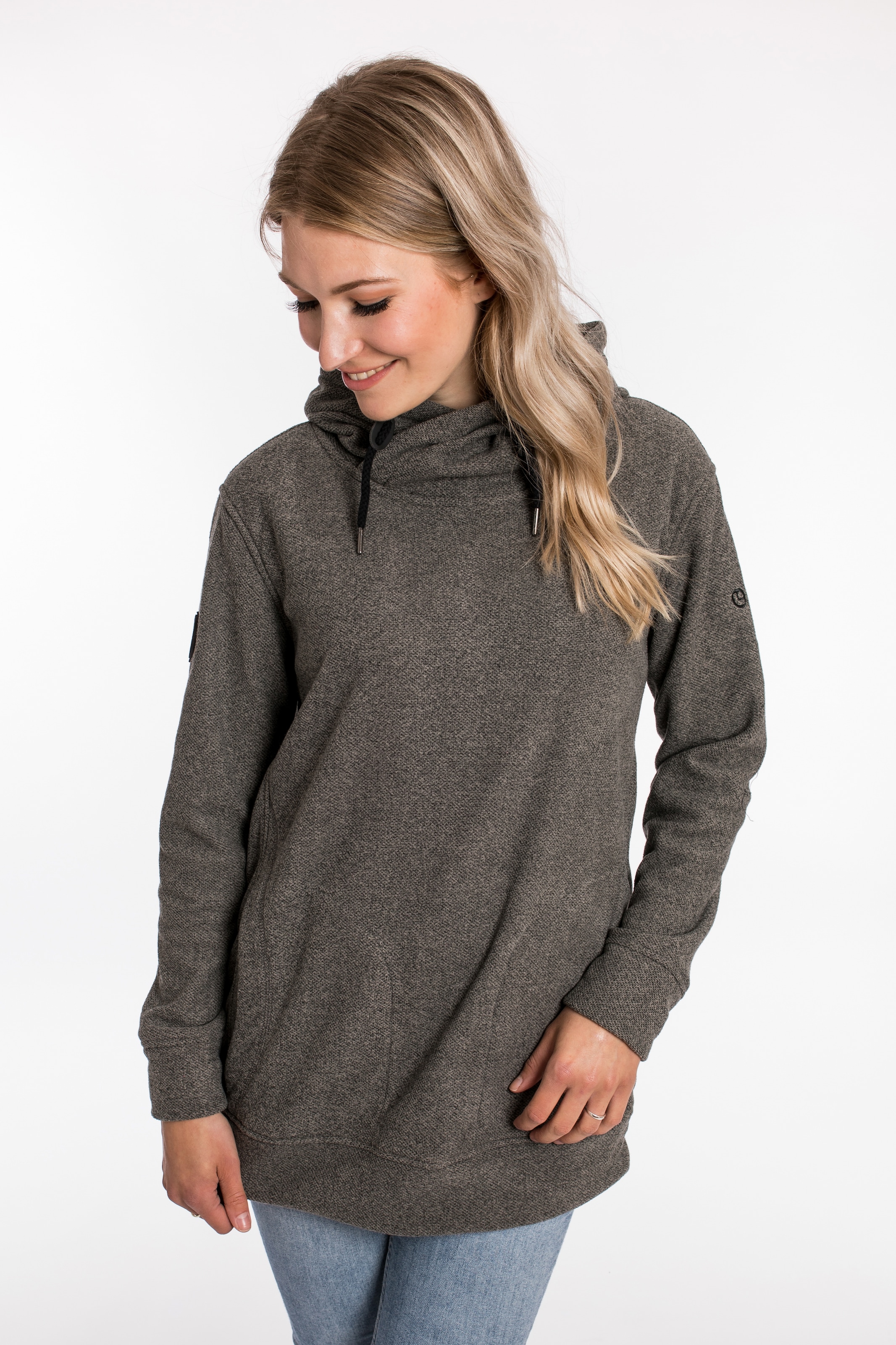 Kapuzensweatshirt »SWEAT ALBERTA WOMEN«, aus funktionalem Piqué-Fleece