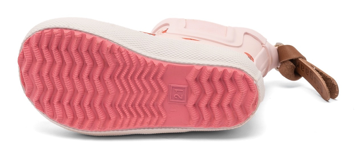 Bisgaard Gummistiefel »baby rubber Weite: normal«, Babyschuh mit Stretcheinsatz, Größenschablone zum Download