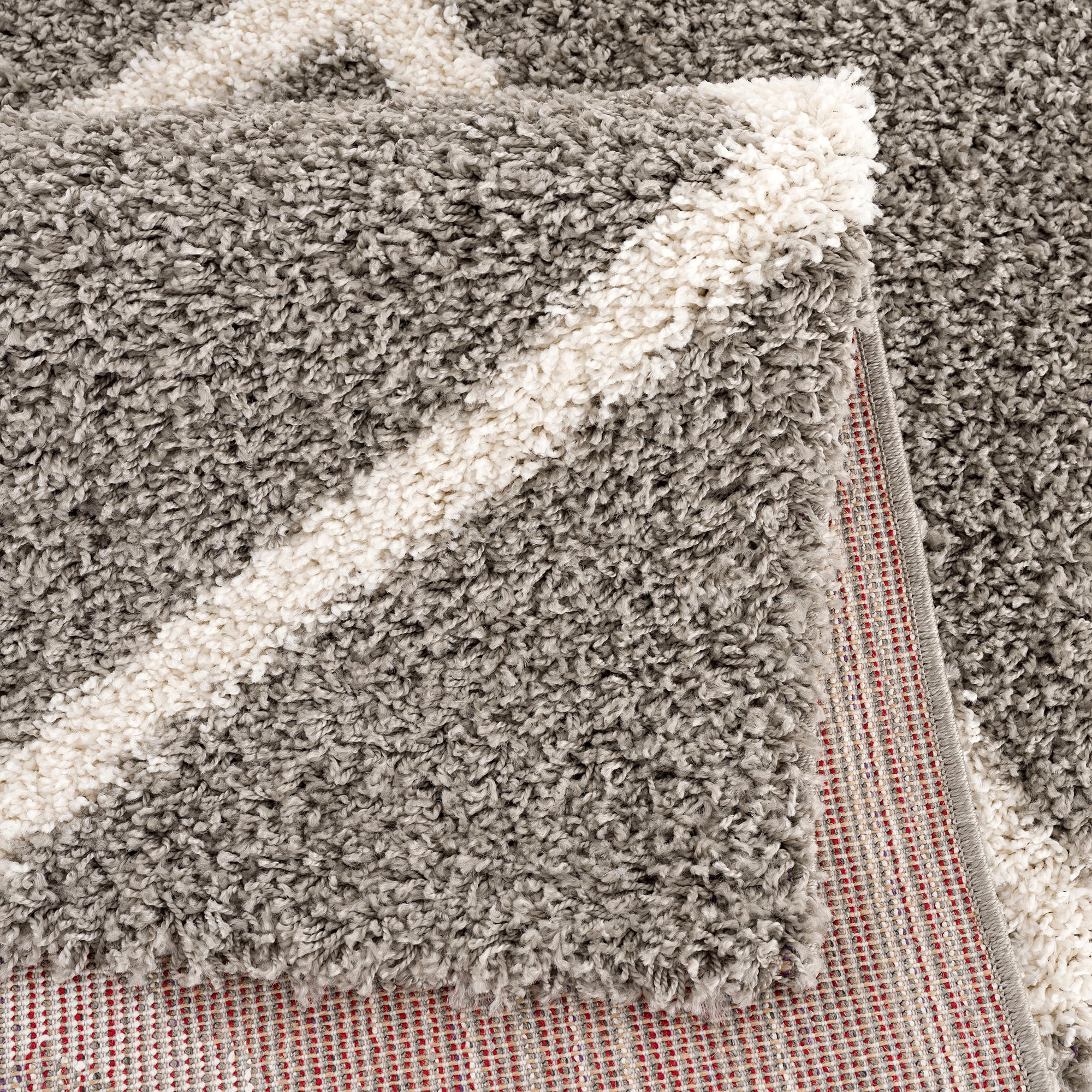 Sanat Hochflor-Teppich »Madrid« rechteckig 30 mm Höhe Wohnzimmer, Langflor, Shaggy Teppich