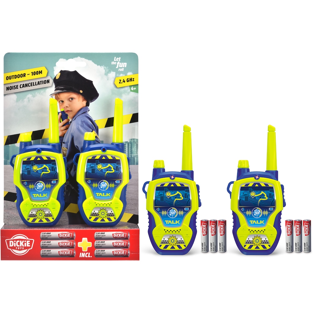 Dickie Toys Walkie Talkie »Police«, (2 St.)